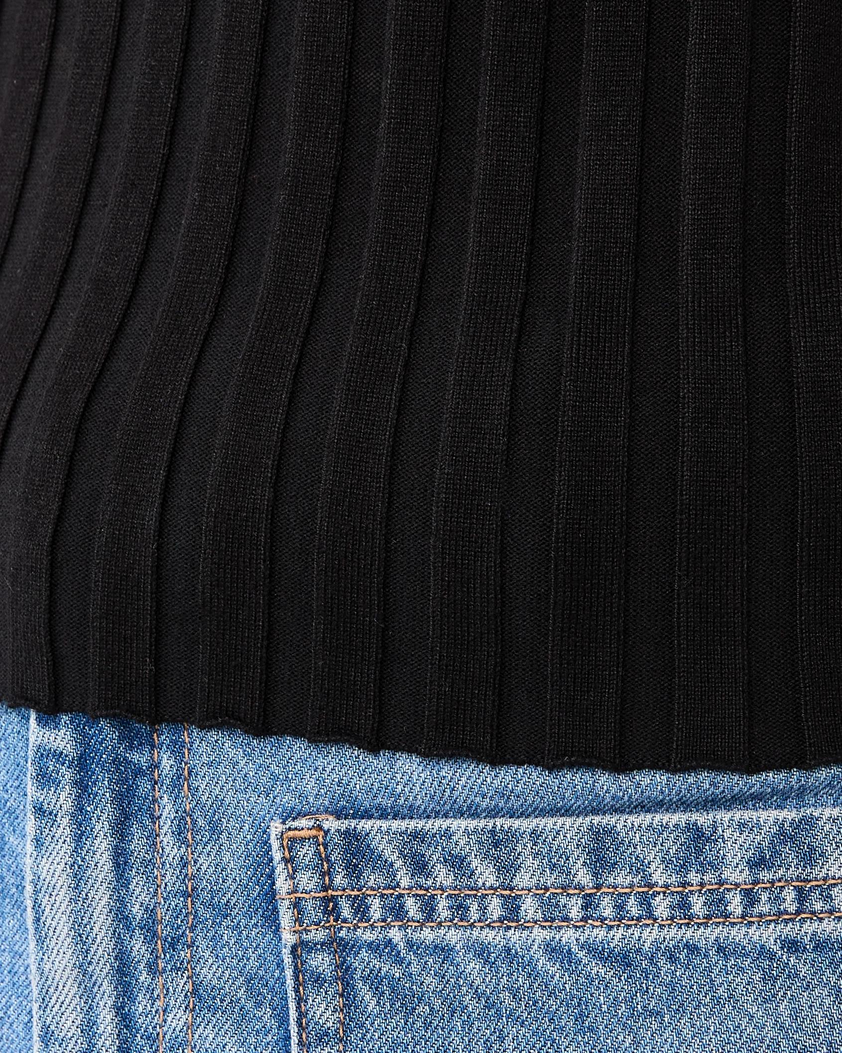 7 Short Sleeve Cap Sleeve Top Black, 7 of 7