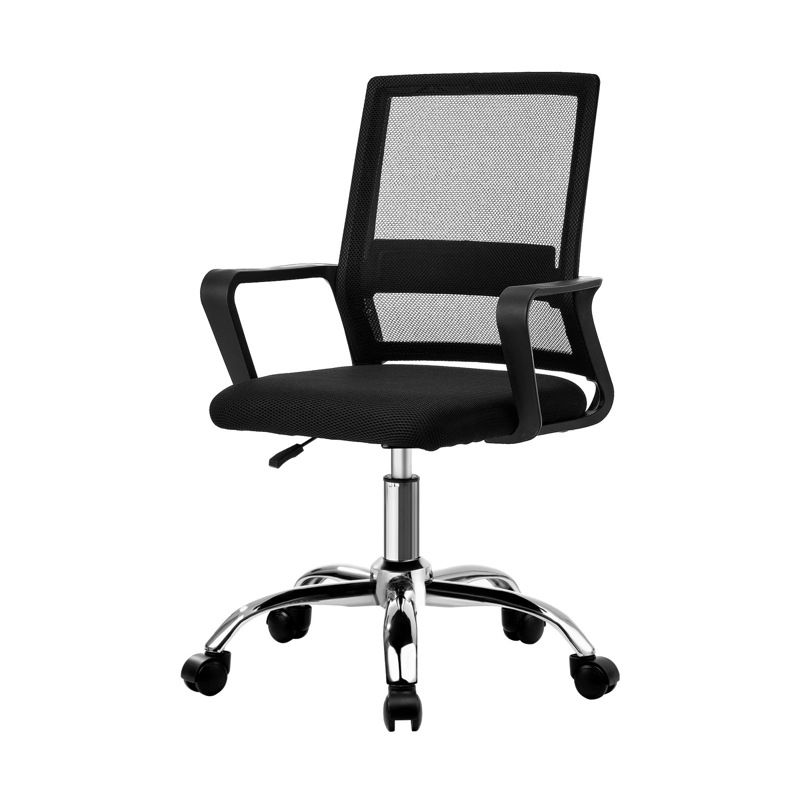 5 Oikiture Home Office Desk and Chair Set - Black, 5 of 8