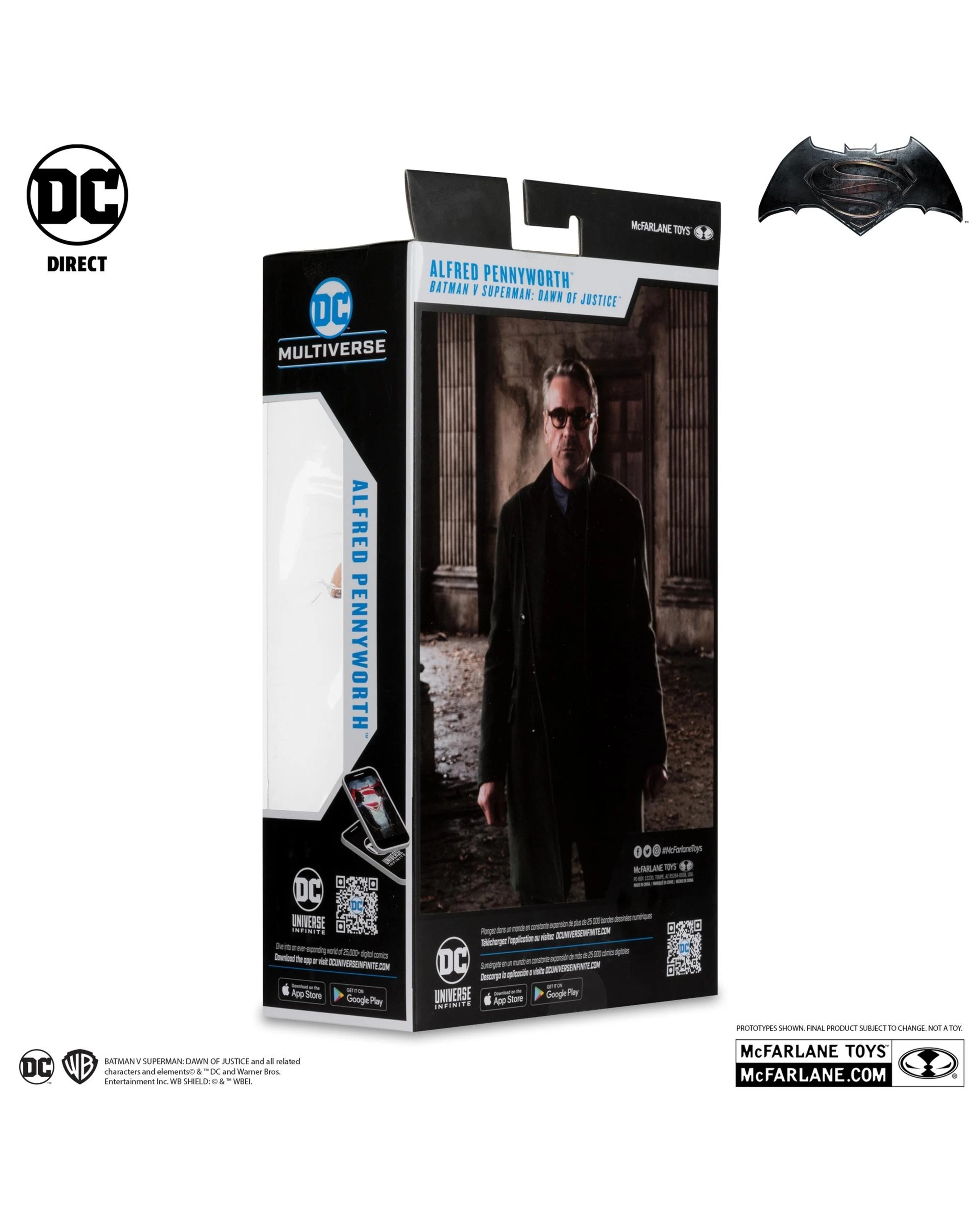 9 DC Multiverse Batman VS Superman Dawn of Justice Alfred Pennyworth 7 inch Figure, 9 of 9