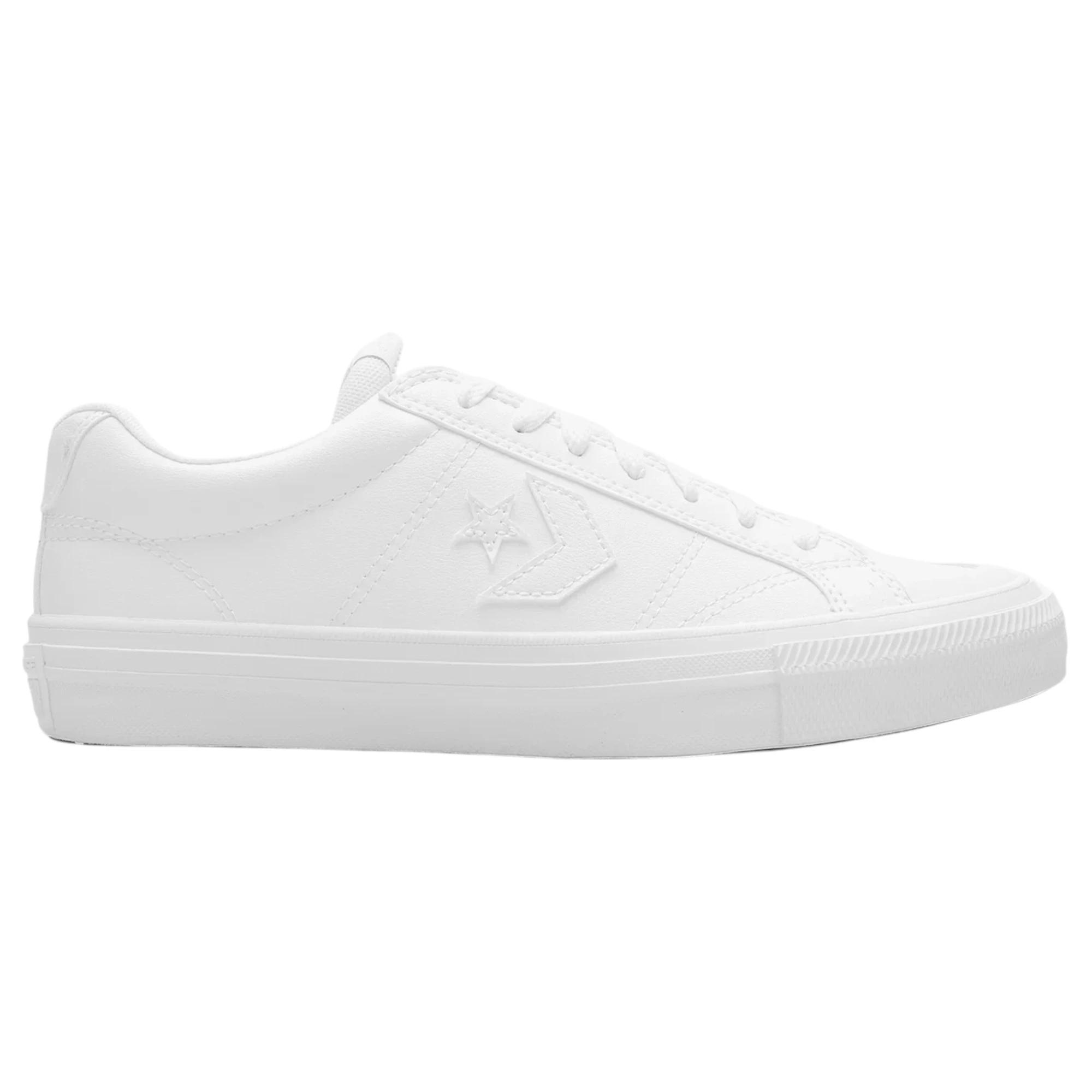 1 Converse Unisex Sport Casual Faux Leather Sneaker WHITE, 1 of 6