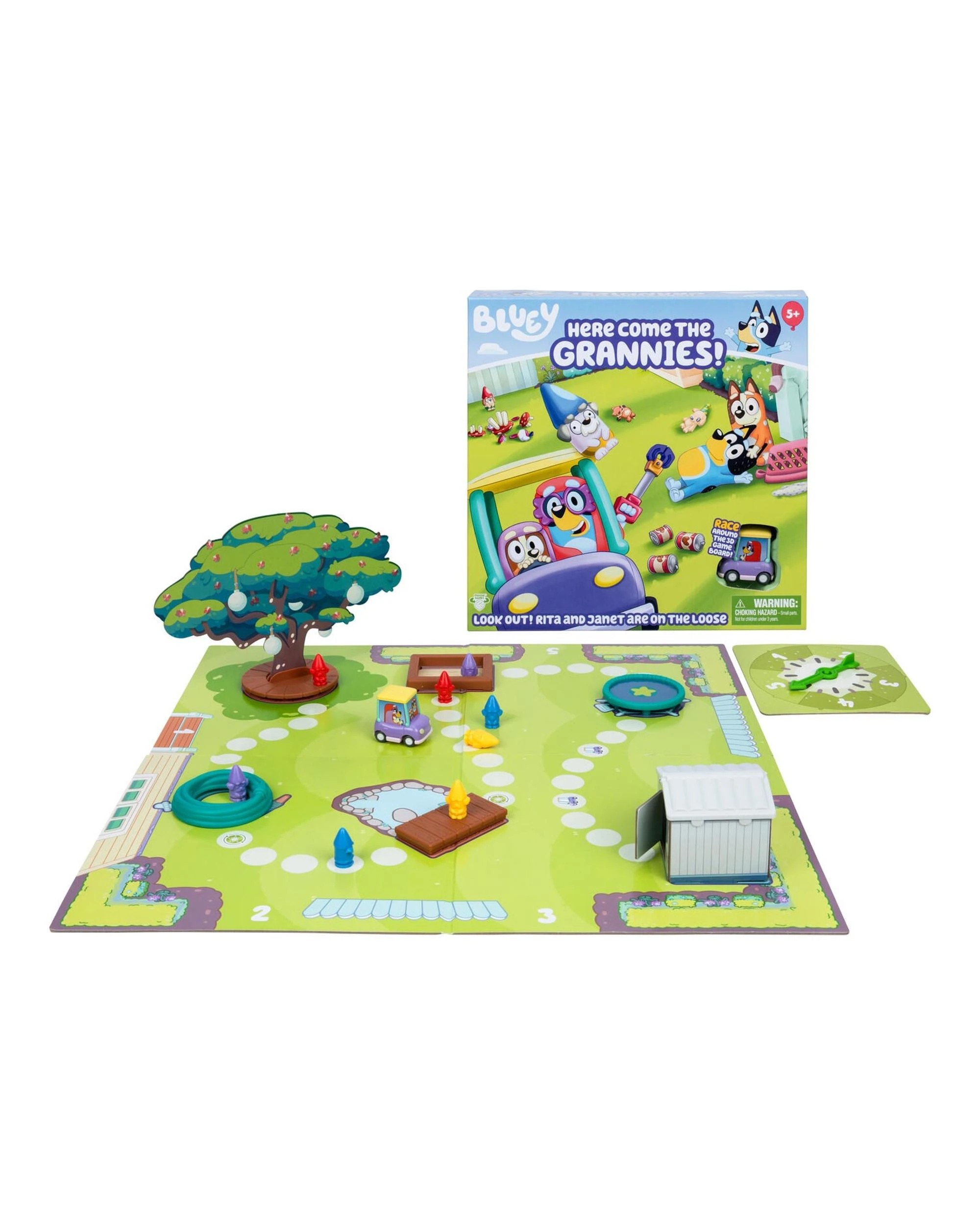 1 Bluey Here Come the Grannies Board Game, 1 of 8