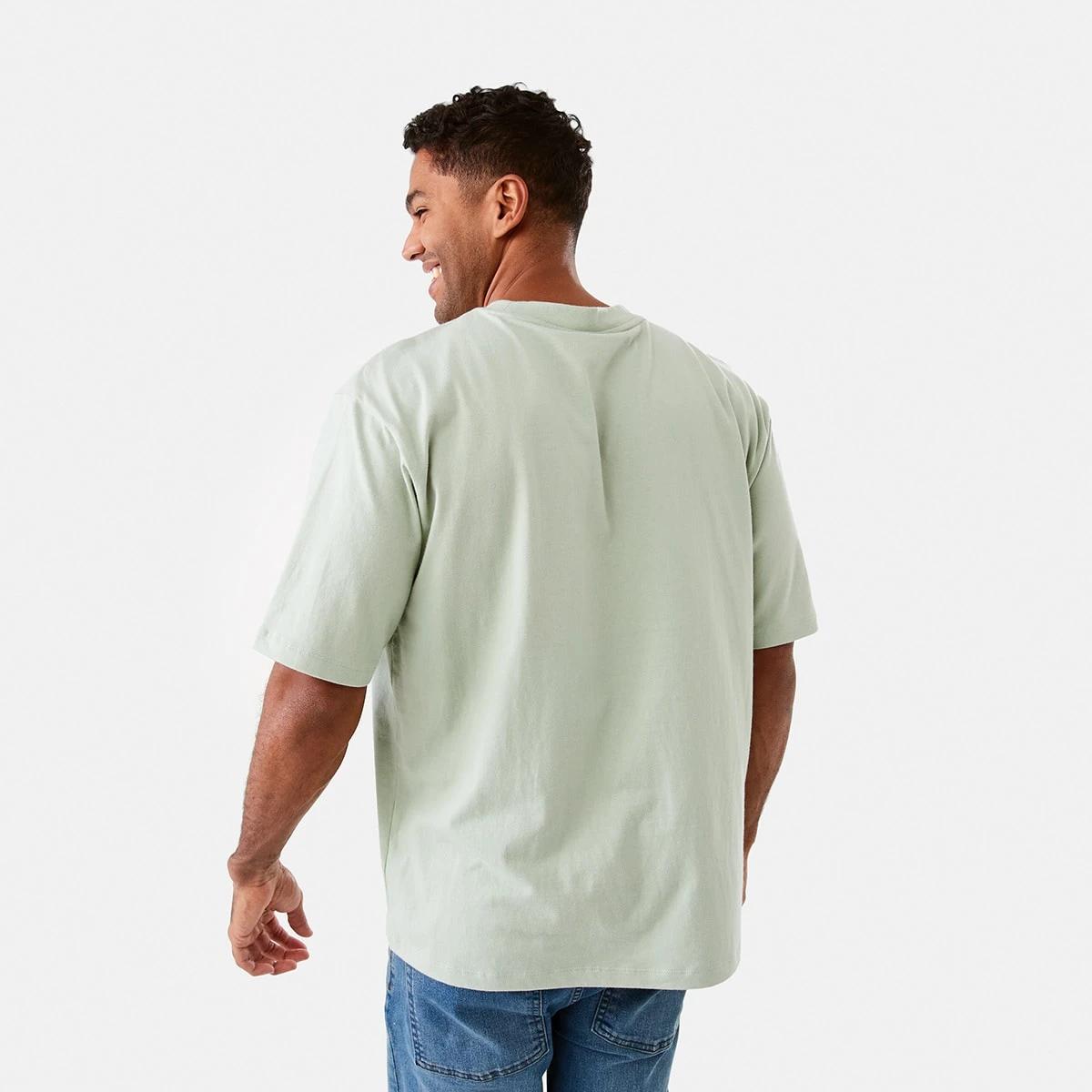 3 Oversized Heavyweight T-shirt Grn Frsty, 3 of 6