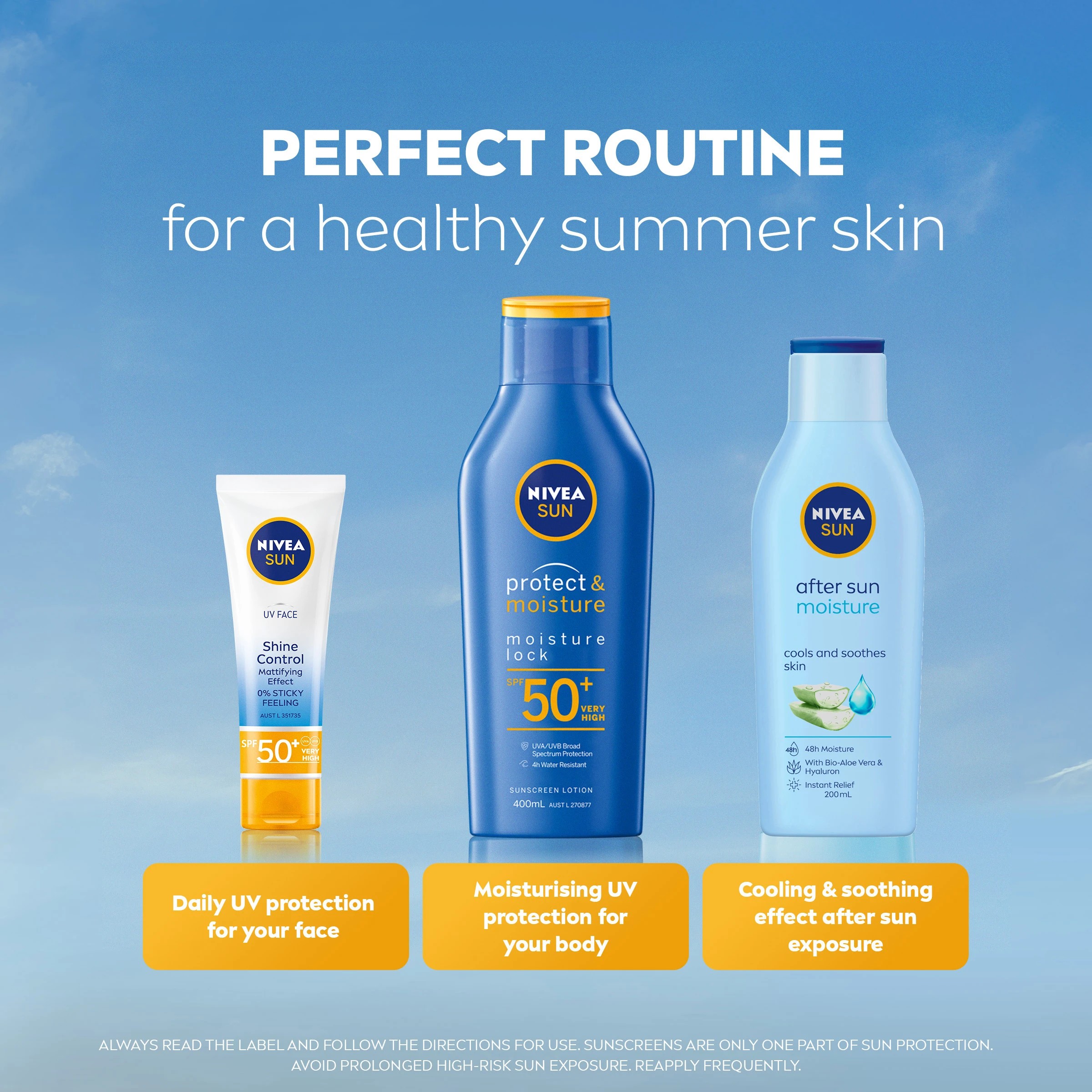 8 NIVEA Sun Protect & Moisture Moisture Lock SPF50+ Sunscreen Lotion 400ml, 8 of 8
