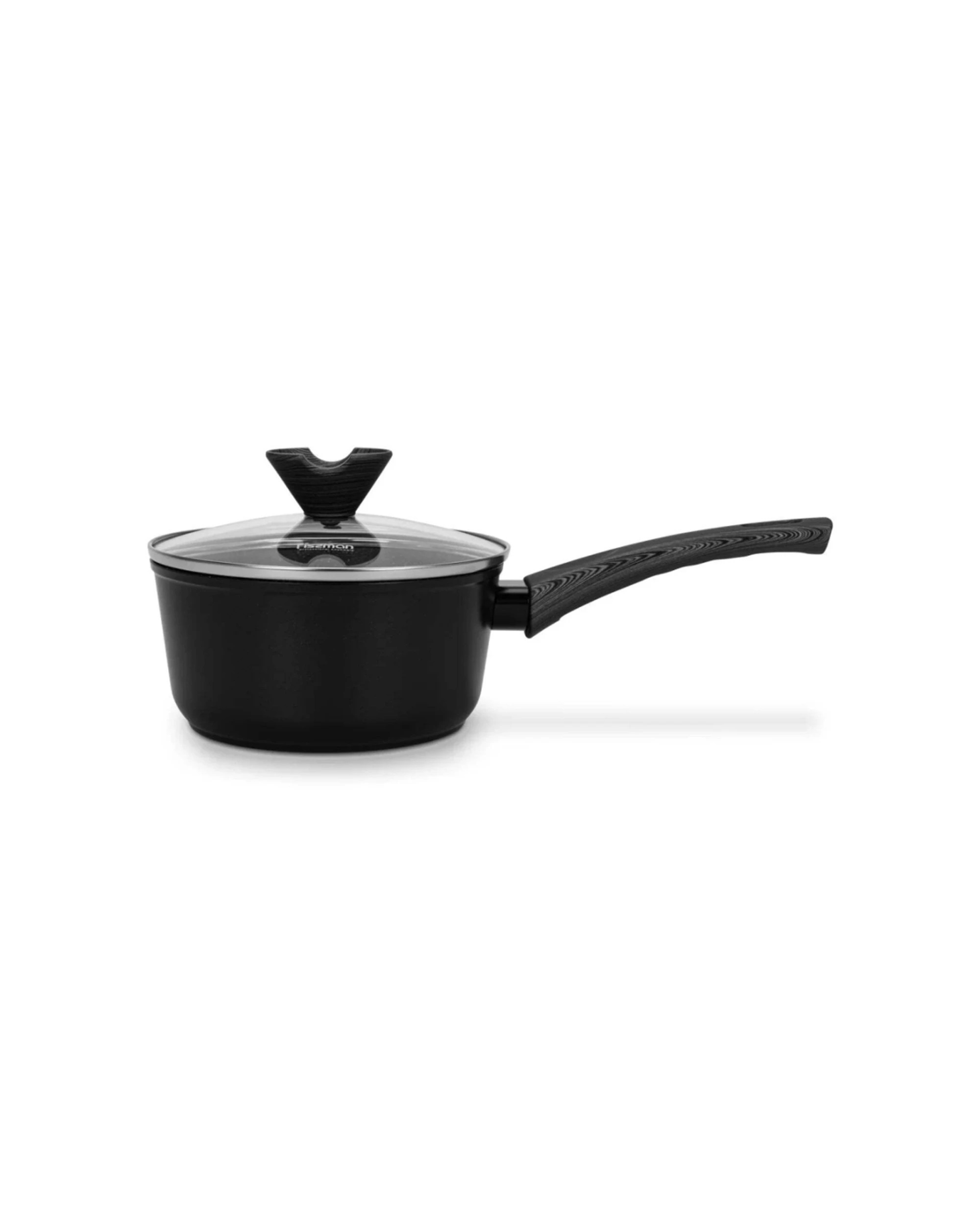 1 Fissman Angela Saucepan 1.39L Aluminium Non-Stick - Black, 1 of 2