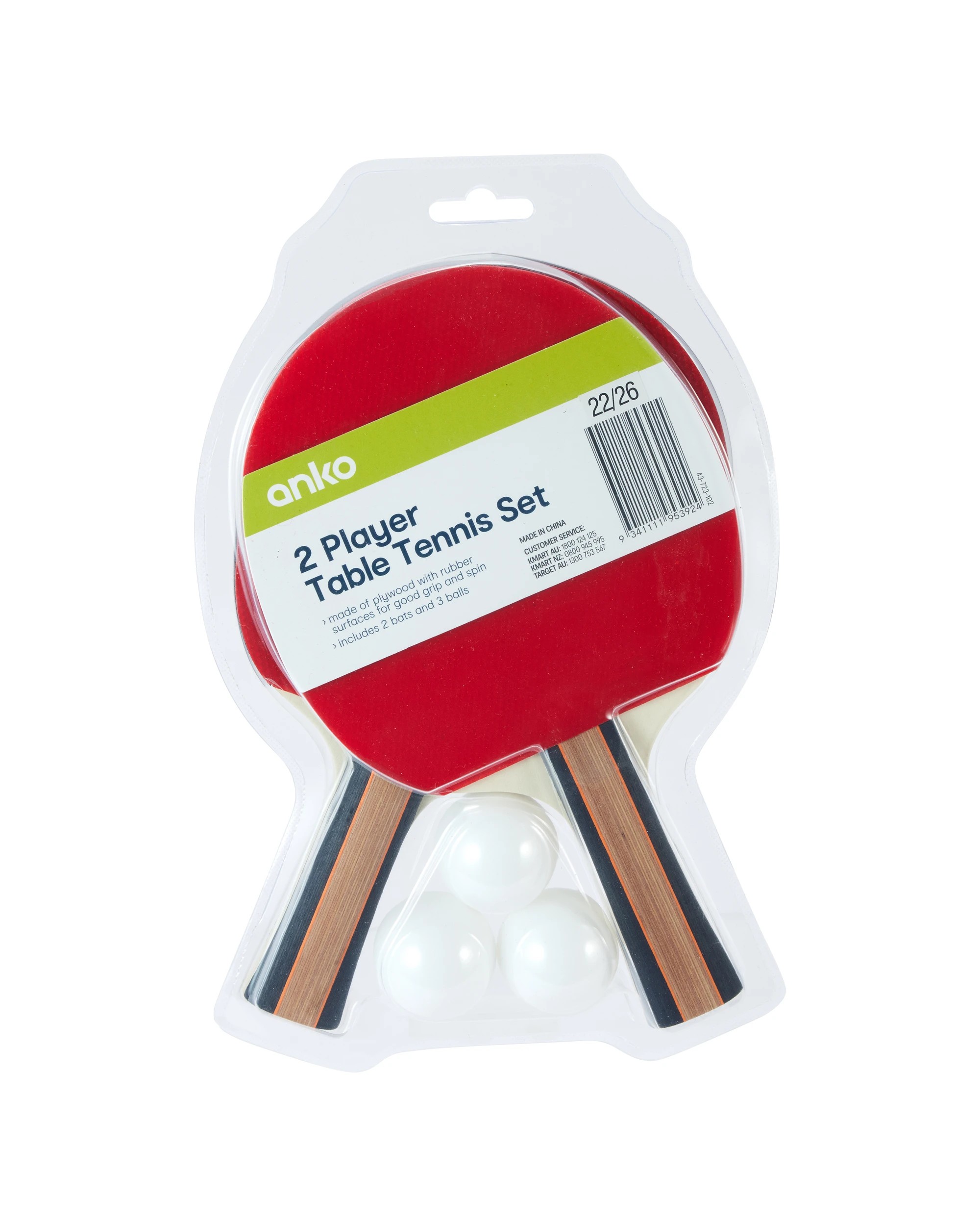 8 2 Player Table Tennis Set, 8 of 8