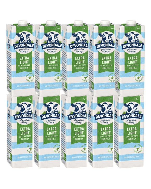 Devondale UHT Skim Milk 1L 10 Pack