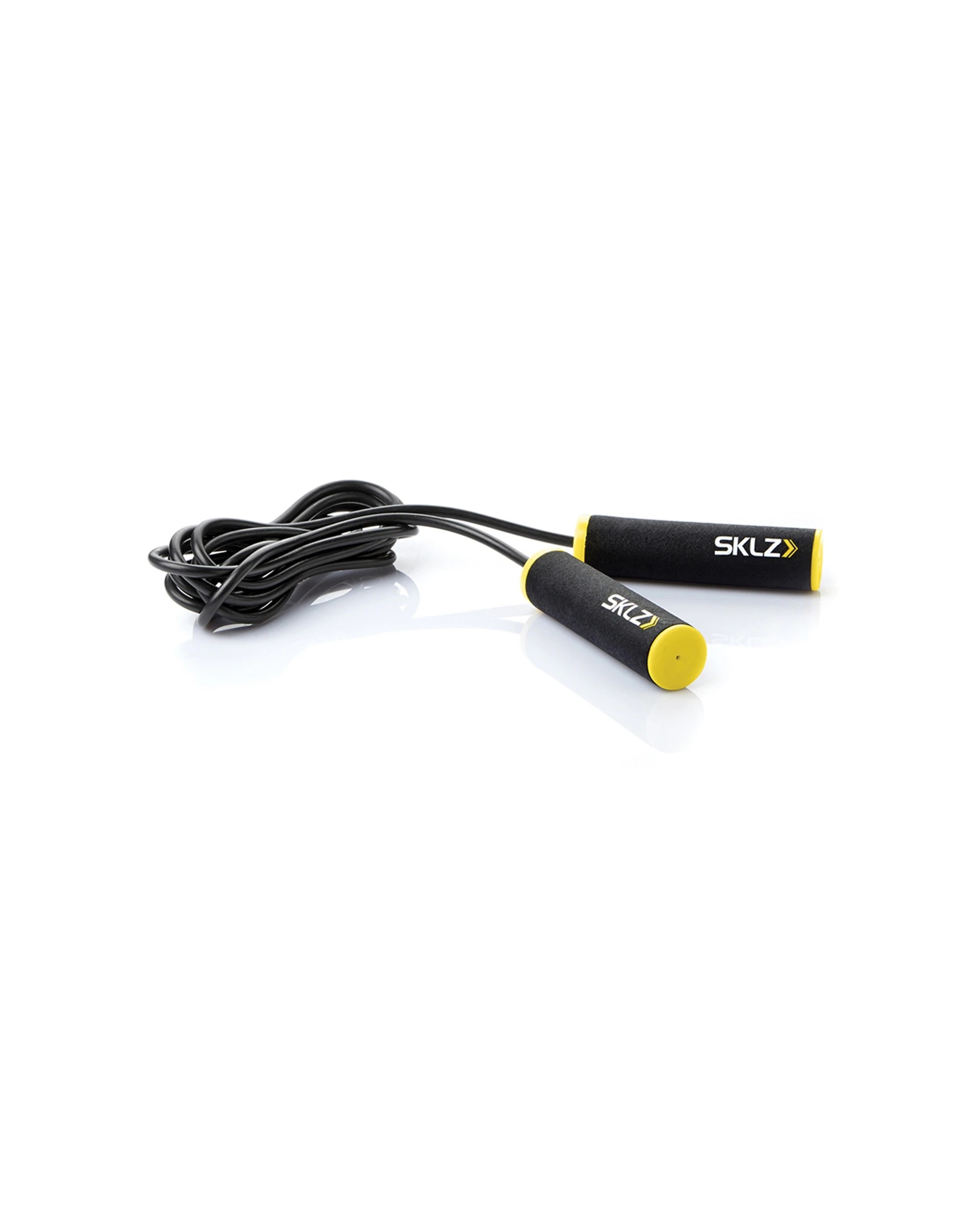 1 SKLZ 143 Jump Rope Adjustable Length Padded Grips Centre-Mounted Swivel - Black, 1 of 2