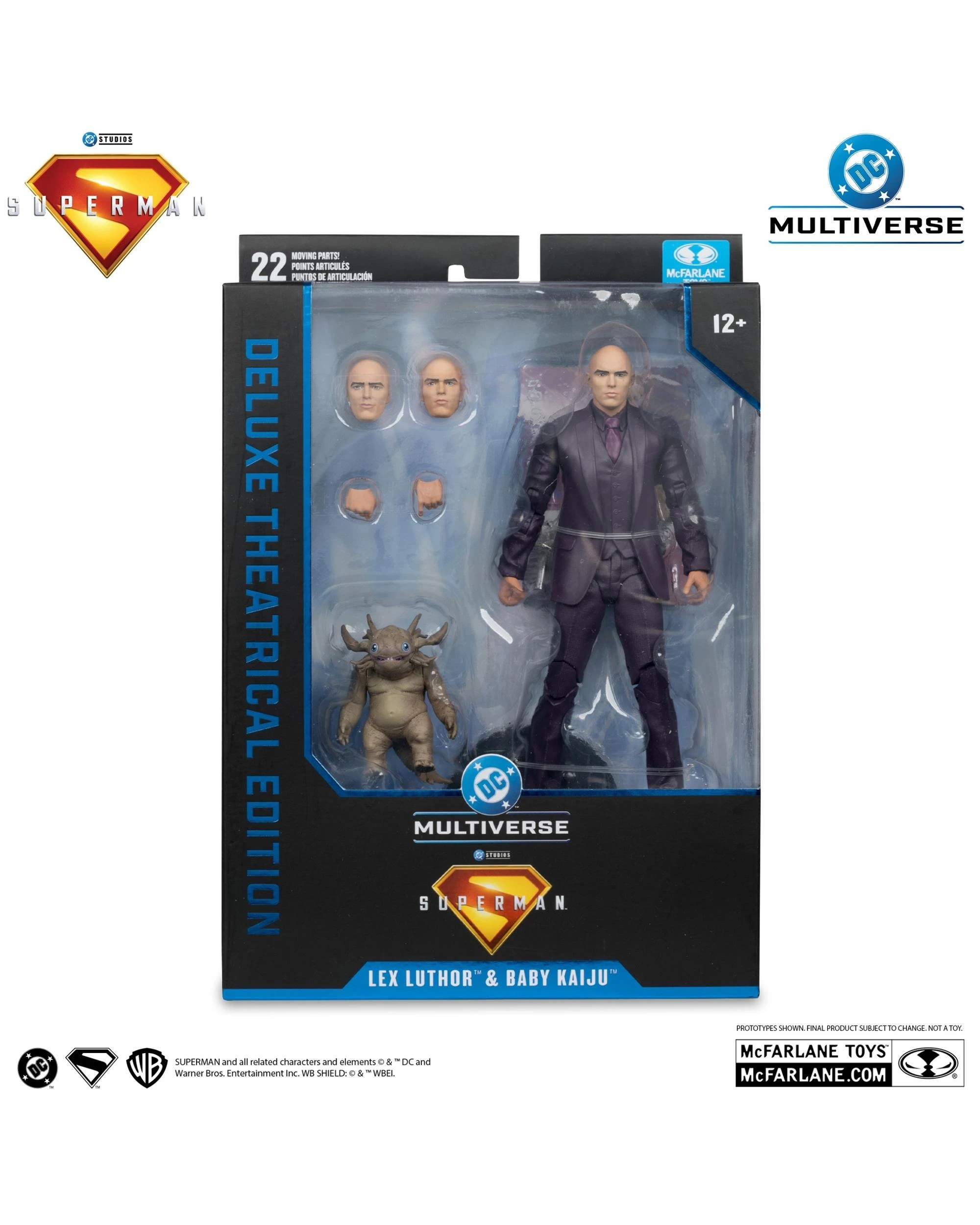 7 DC Multiverse Superman - 2025 -  Lex Luthor and Baby Kaiju Deluxe Theatrical Edition 7 inch Action Figure, 7 of 9