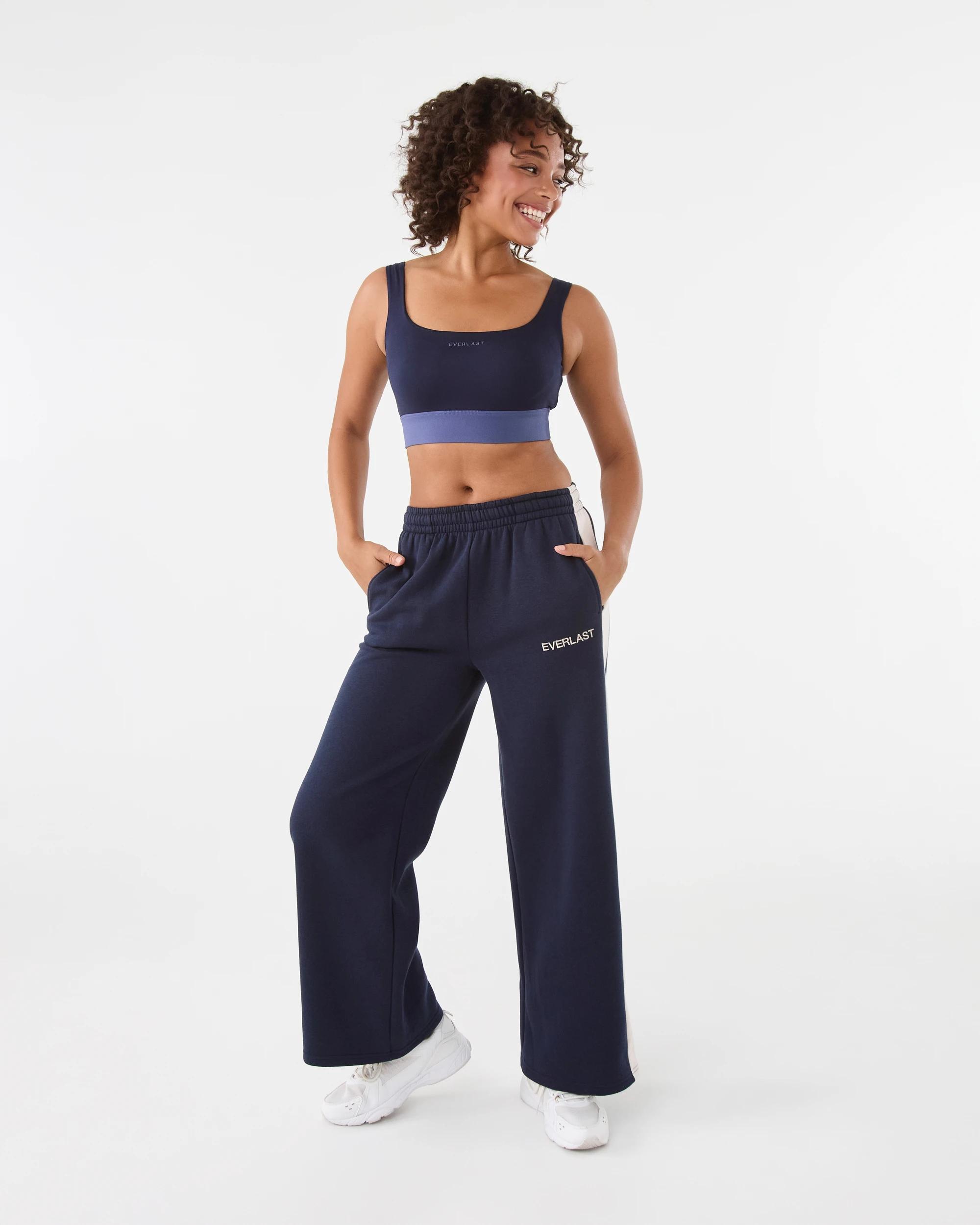 2 Everlast Womens Square Crop Top Mood Indgo, 2 of 8