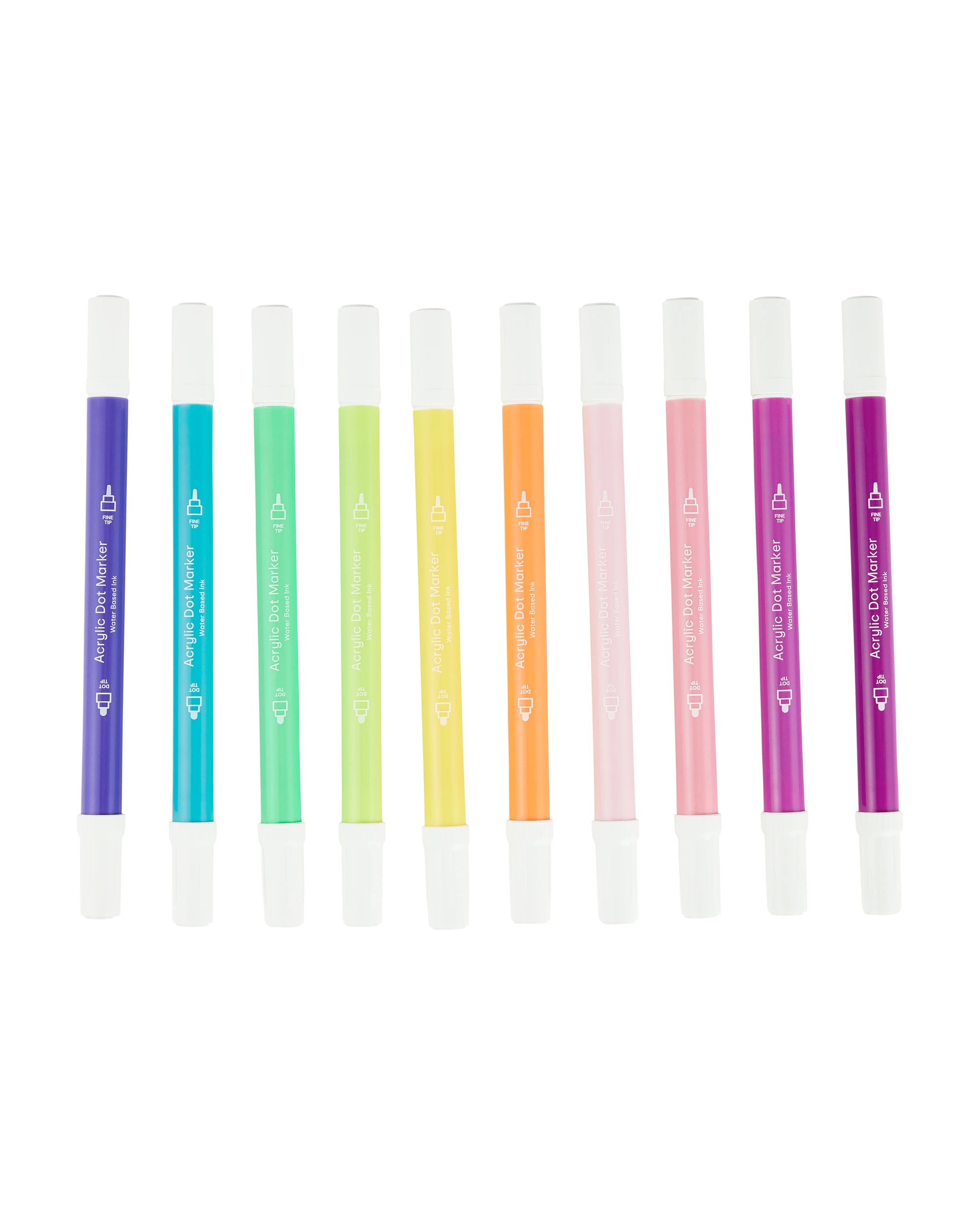 2 10 Pack Dual-Tip Acrylic Dot Markers - Pastel, 2 of 8