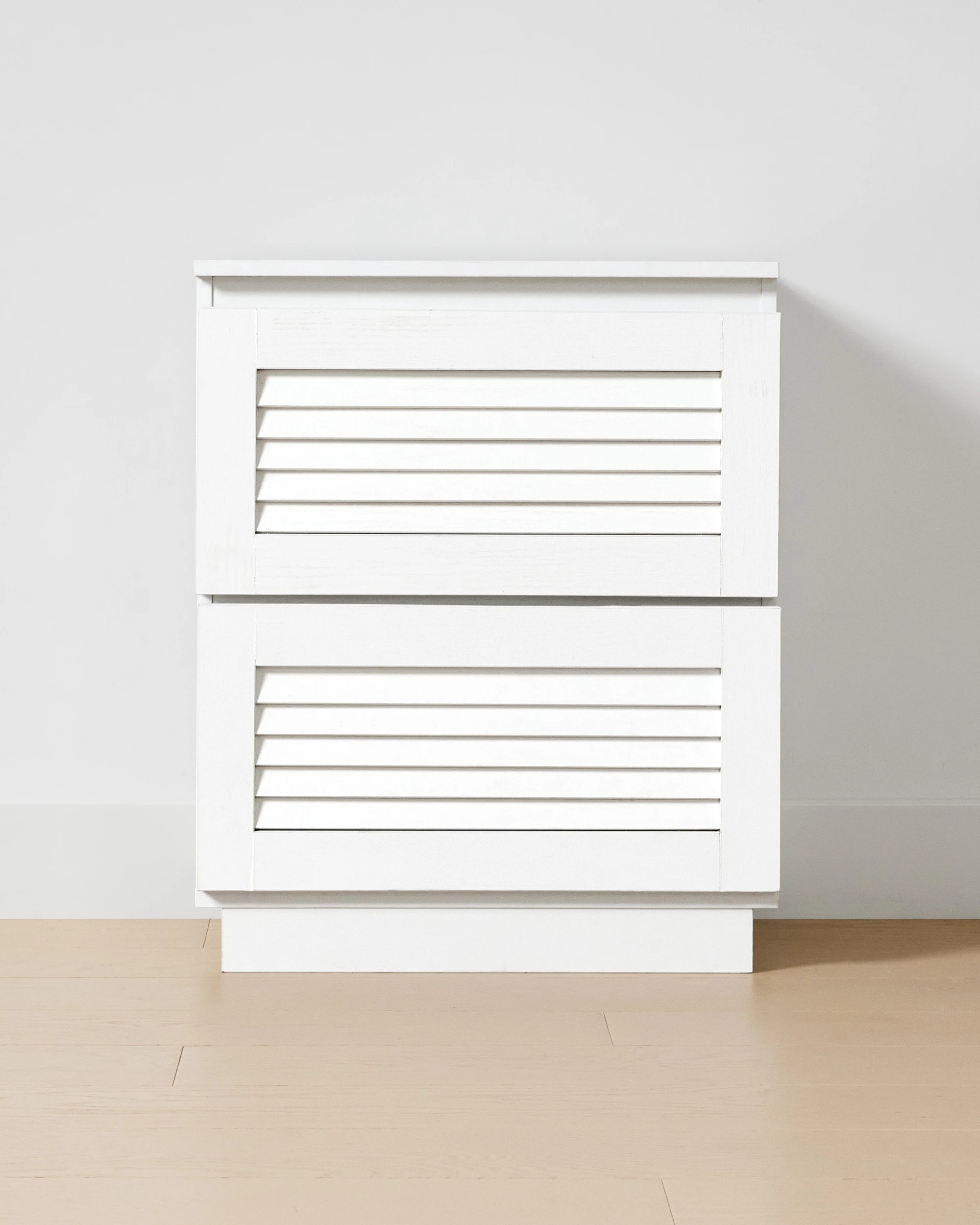 3 Charlie 2 Drawer Bedside Table - White, 3 of 9