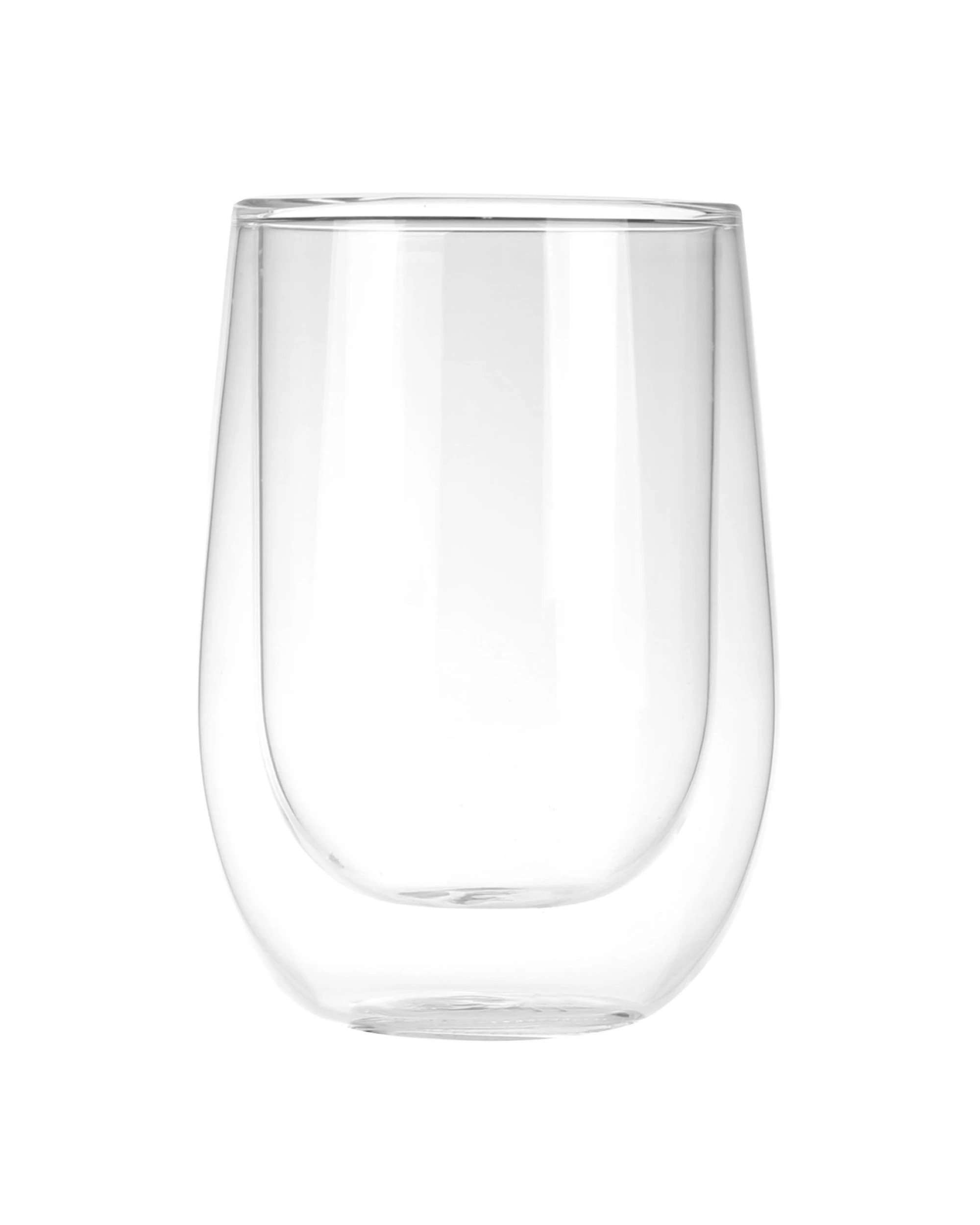 5 Sherwood Home Double Wall Coffee Glass Set of 6 x 290ml Cups - Clear, 5 of 5
