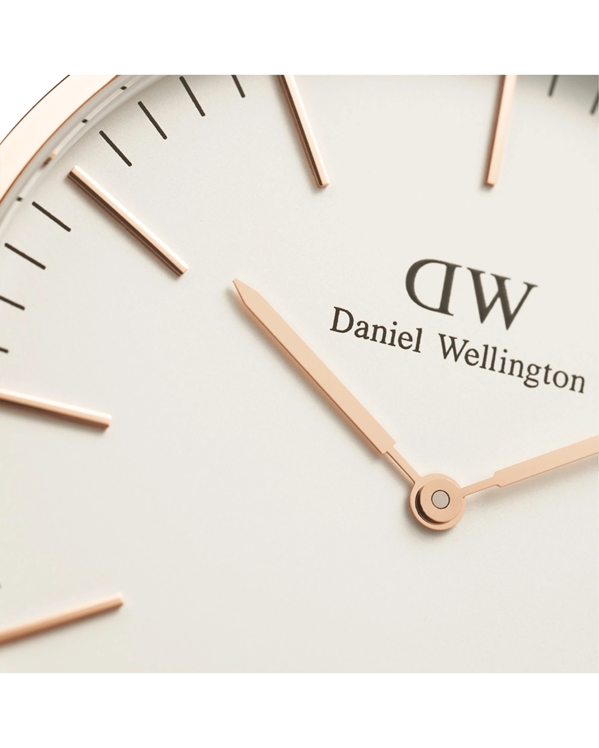 4 Daniel Wellington Classic 40mm Bristol Rose Gold White Dial Brown Leather Strap Watch, 4 of 6