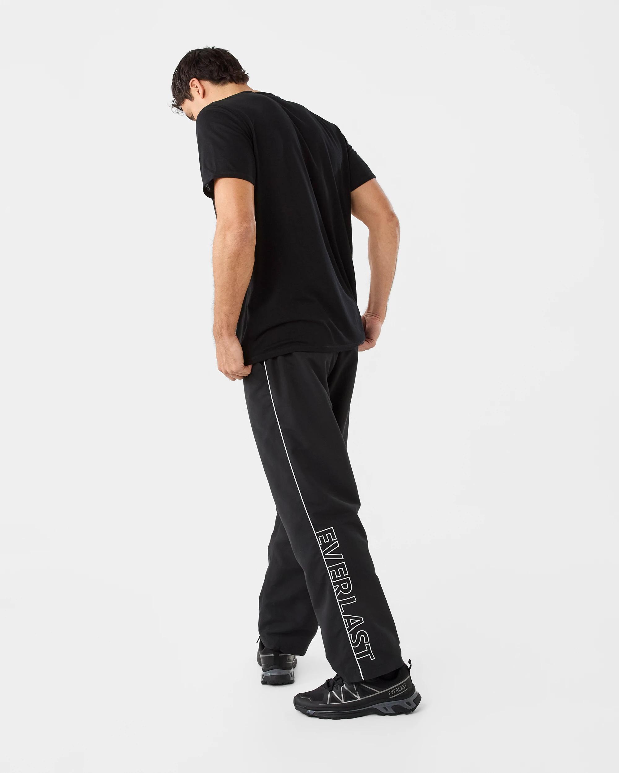6 Everlast Mens Shell trackpant Blck Class, 6 of 7