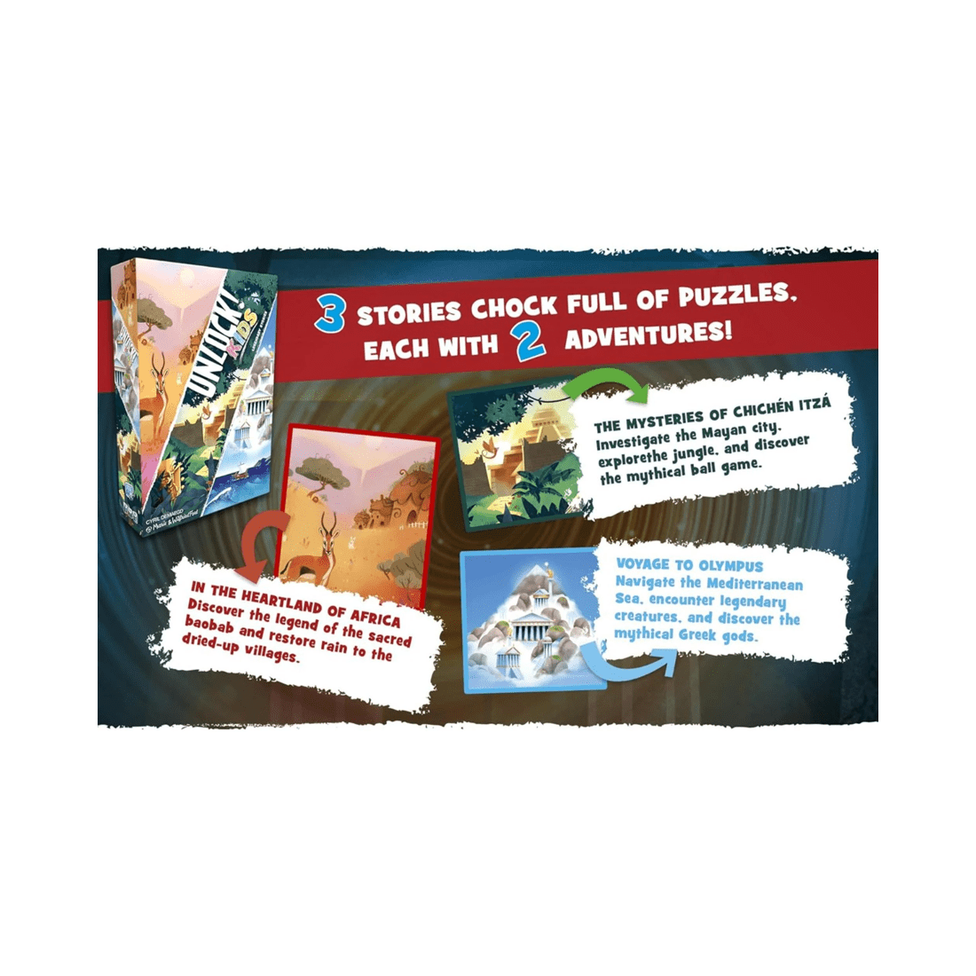 6 Space Cowboys Unlock! Kids Legendary Stories Card Game, 6 of 6