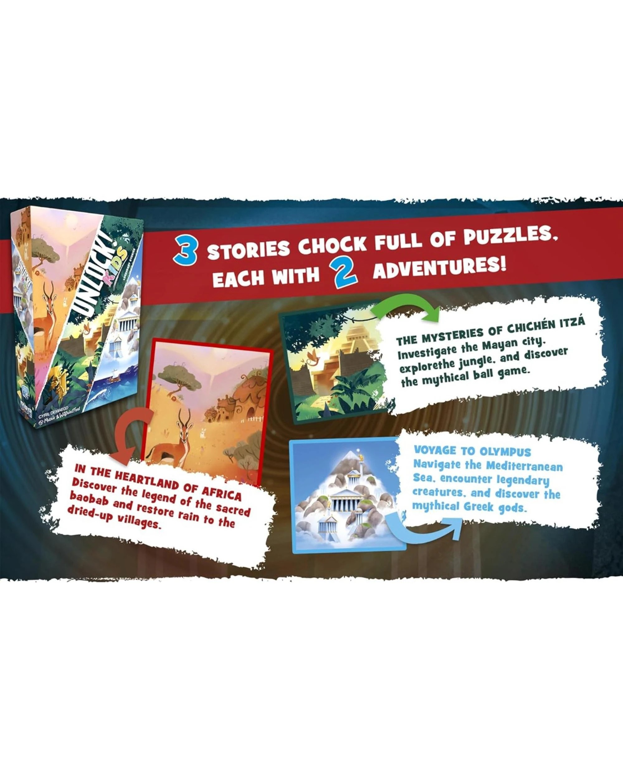 6 Unlock! Kids Legendary Stories Card Game, 6 of 6