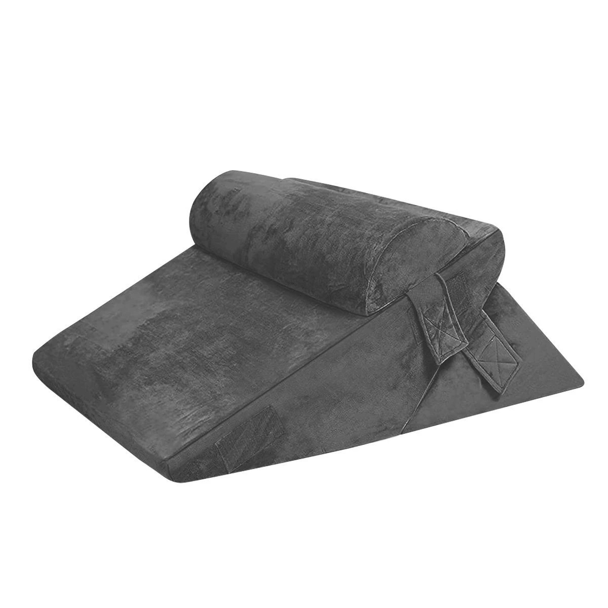 4 Ausway Bed Wedge Pillow Set Triangle Cushion - Black, 4 of 4