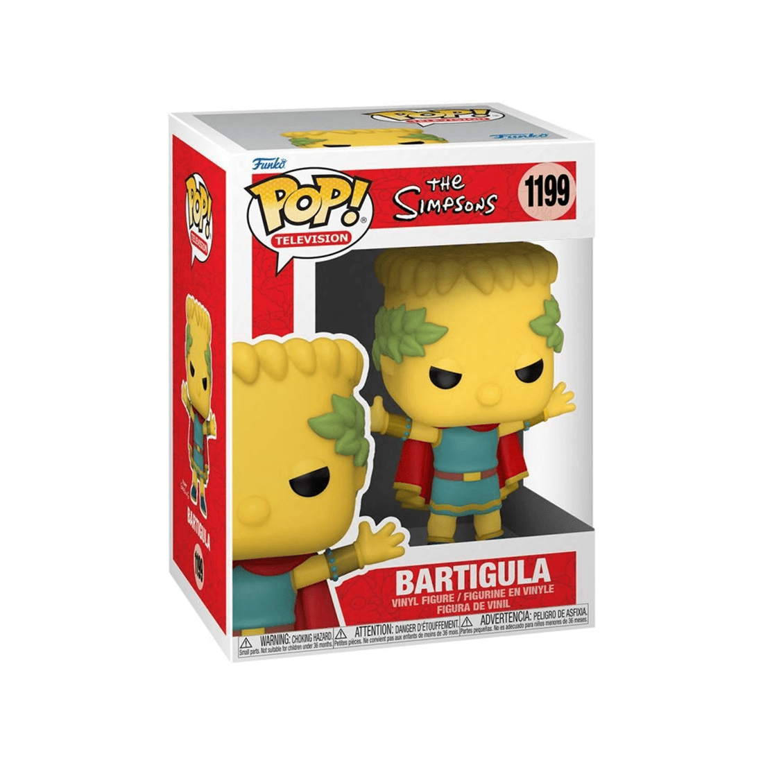 3 Pop Vinyl Figurine Simpsons - Bartigula Bart Licensed Collectible 10cm - Multi, 3 of 3
