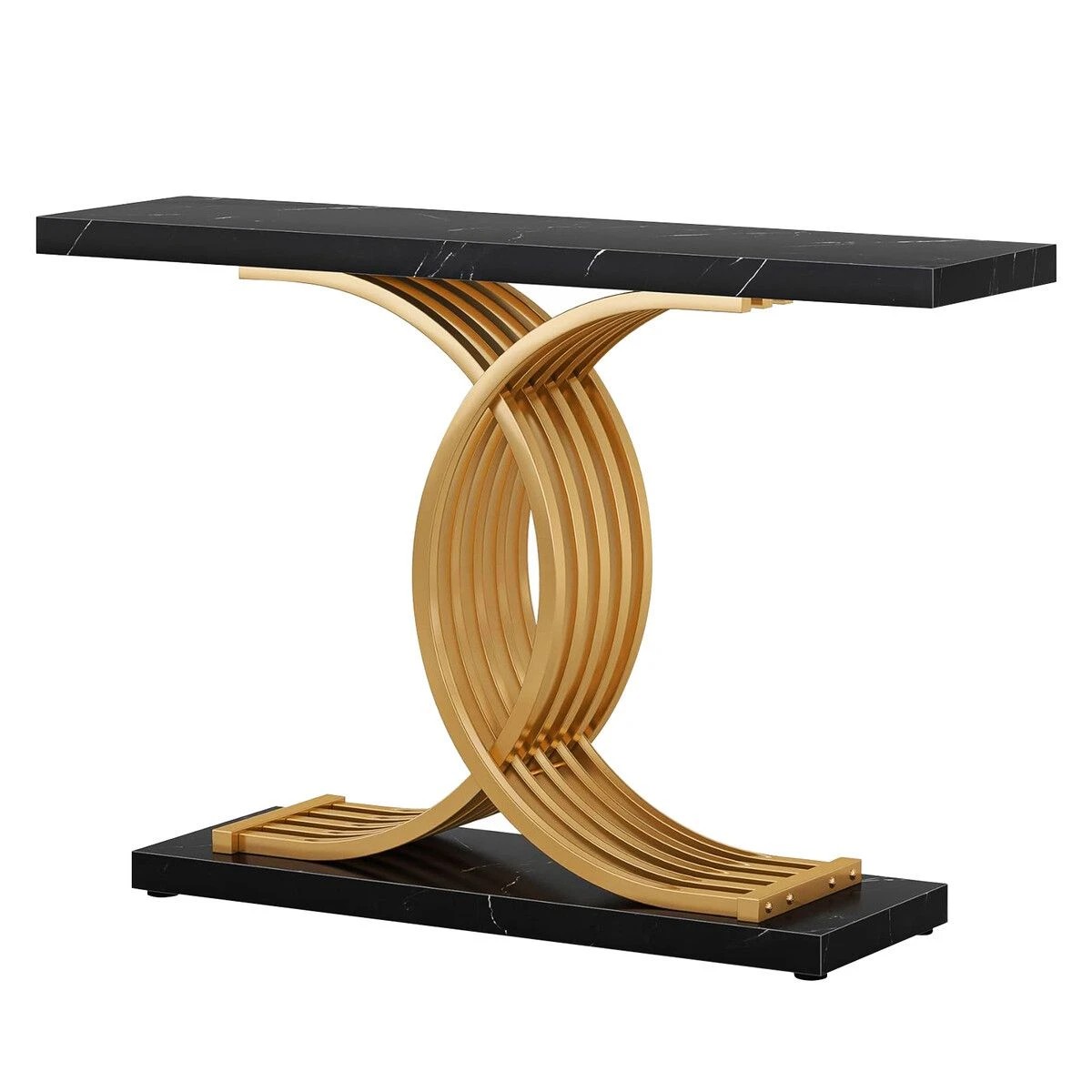 4 Ausway Marble Coffee Table Rack Stand Faux, 4 of 5