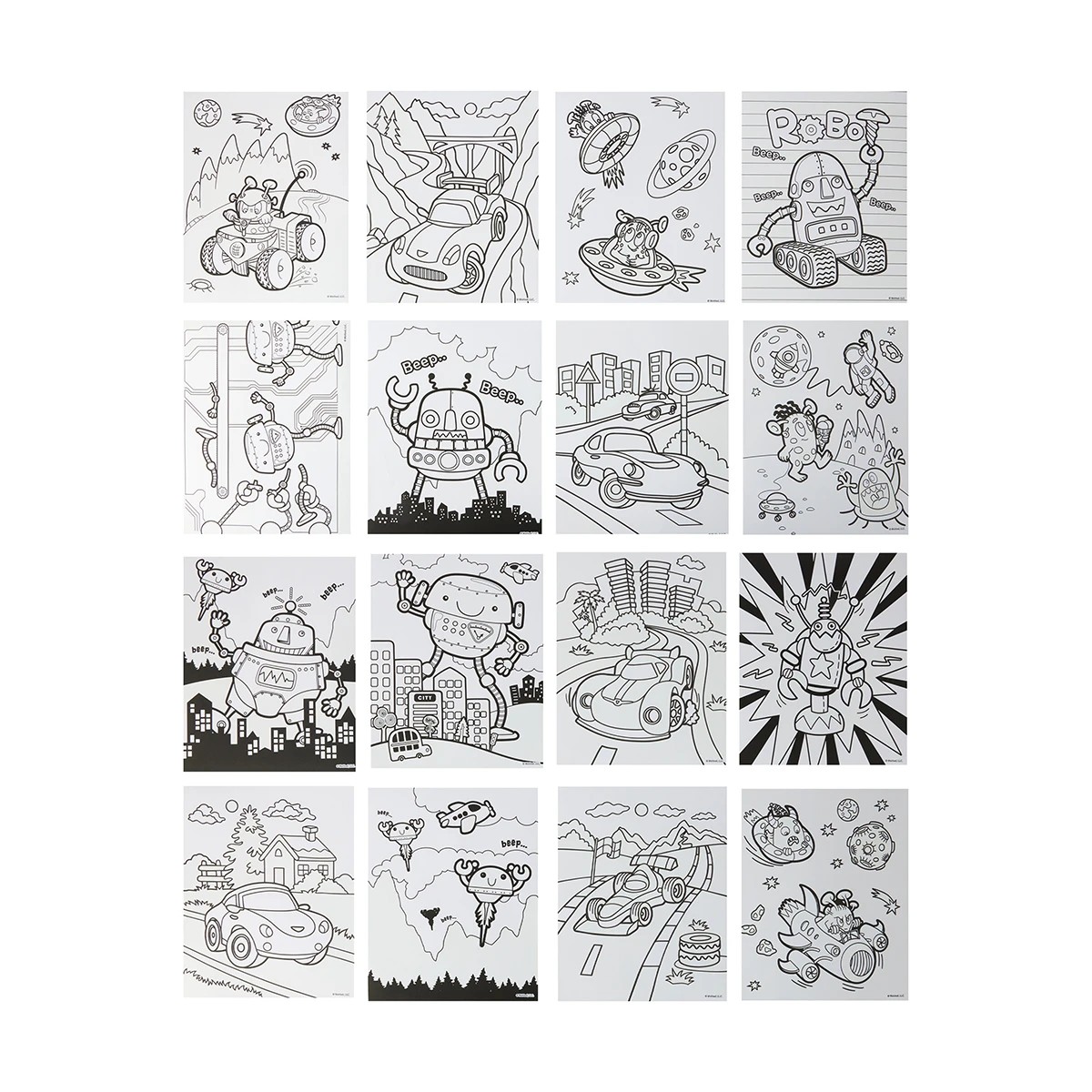 6 Scentos Clean Colouring Painting - Assorted, 6 of 10