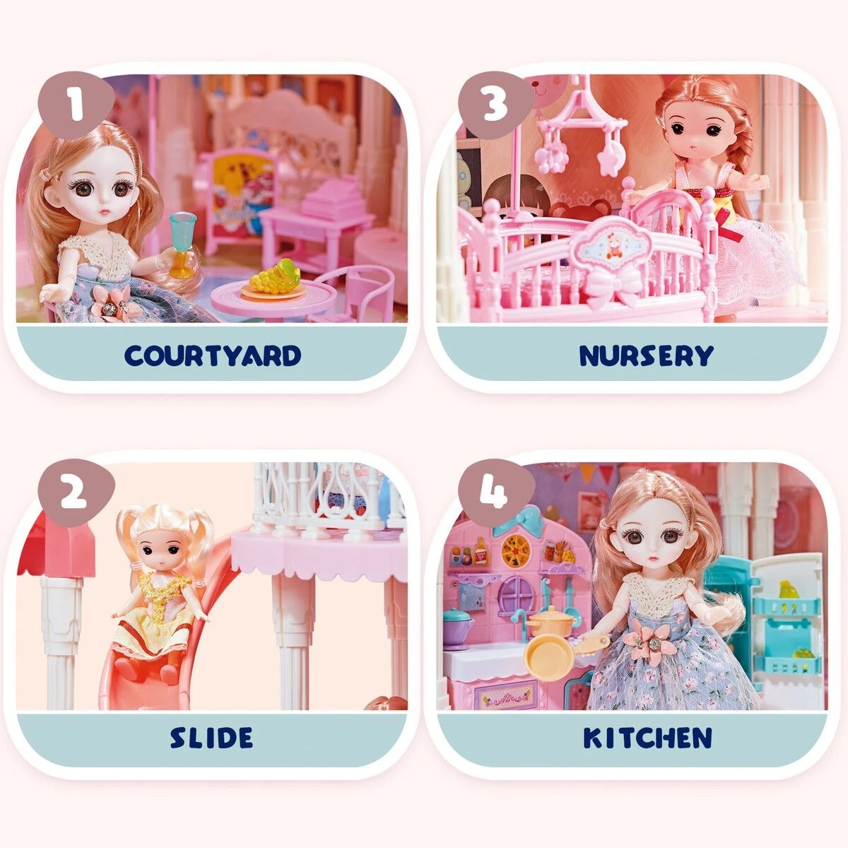 3 AUSWAY Doll House Dream Play Furniture, 3 of 4