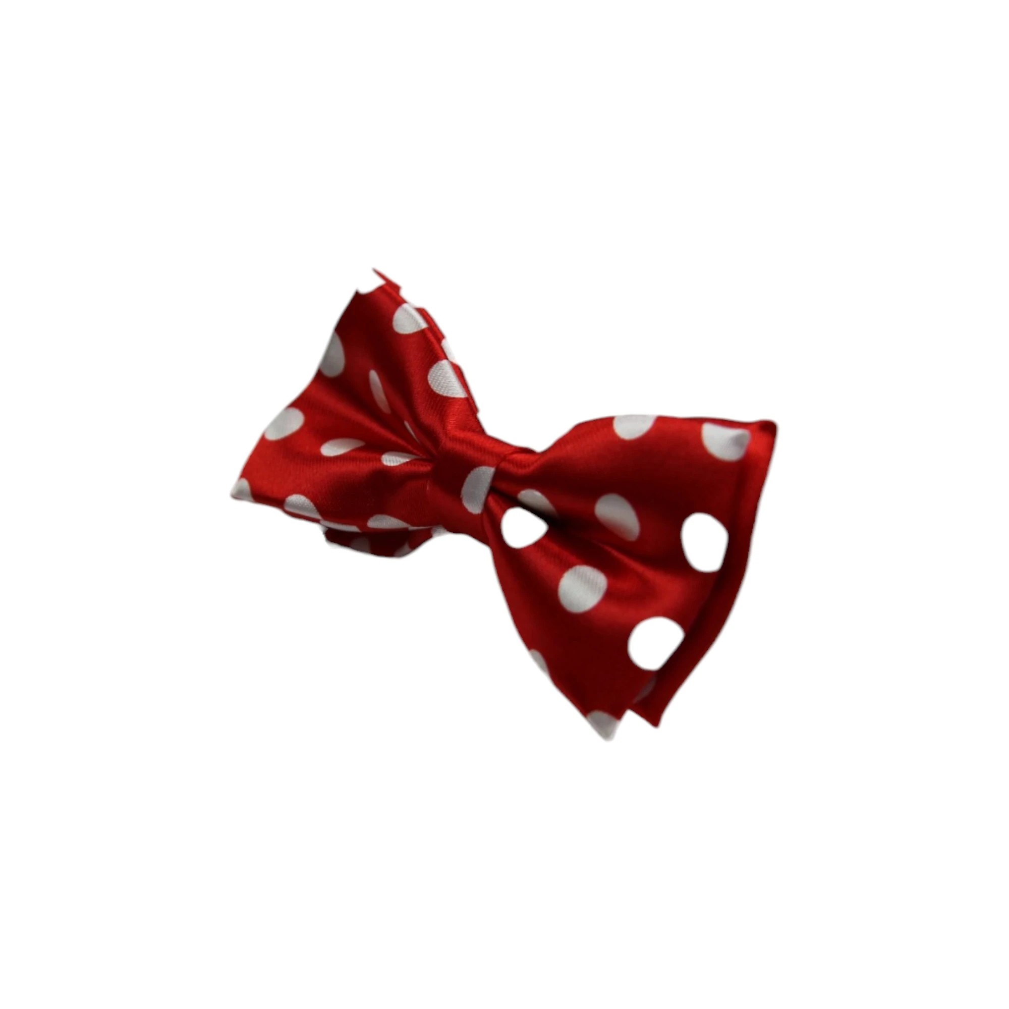 6 Zasel Boys Red With White Large Polka Dots Patterned Bow Tie - Multi, 6 of 6