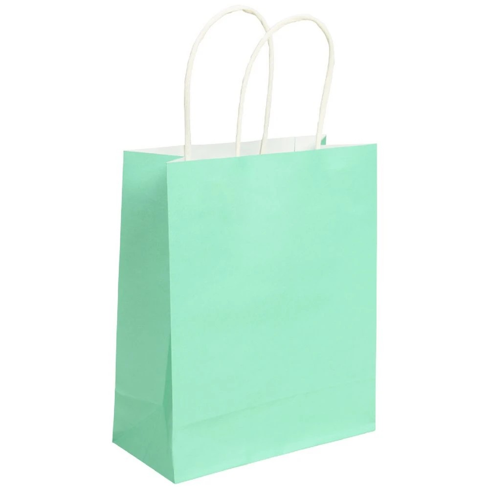 1 Otto Kraft Bag Small Mint 5 Pack, 1 of 2