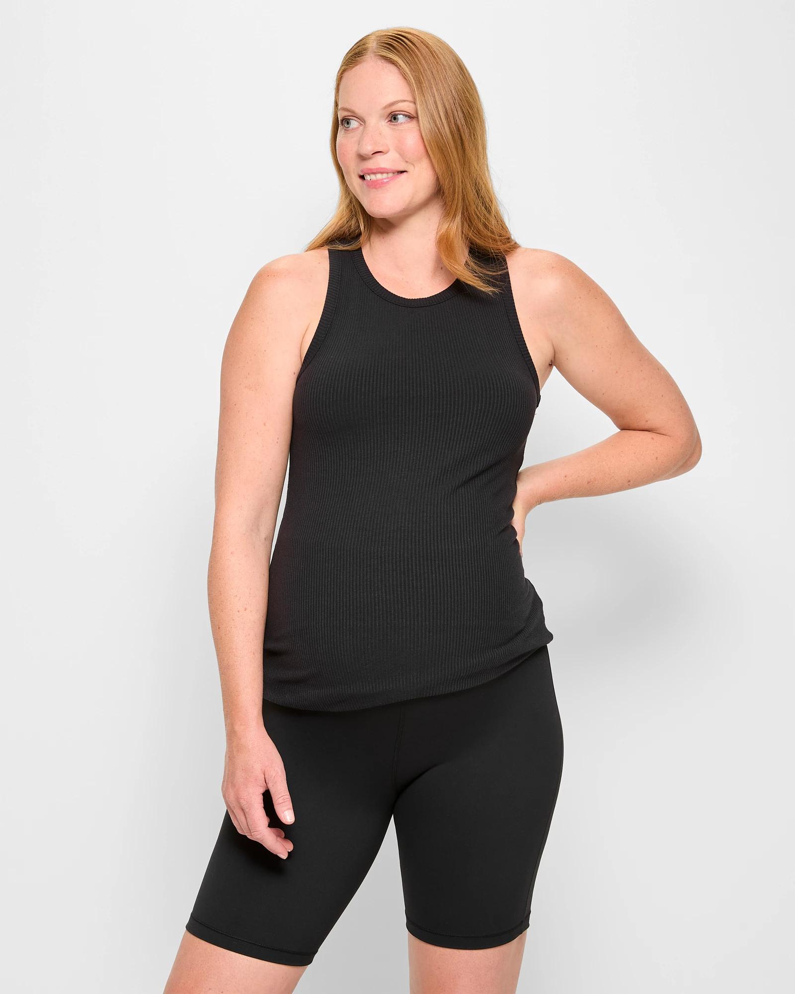 1 Target Maternity Studio Soft Bike Shorts BLACK, 1 of 5