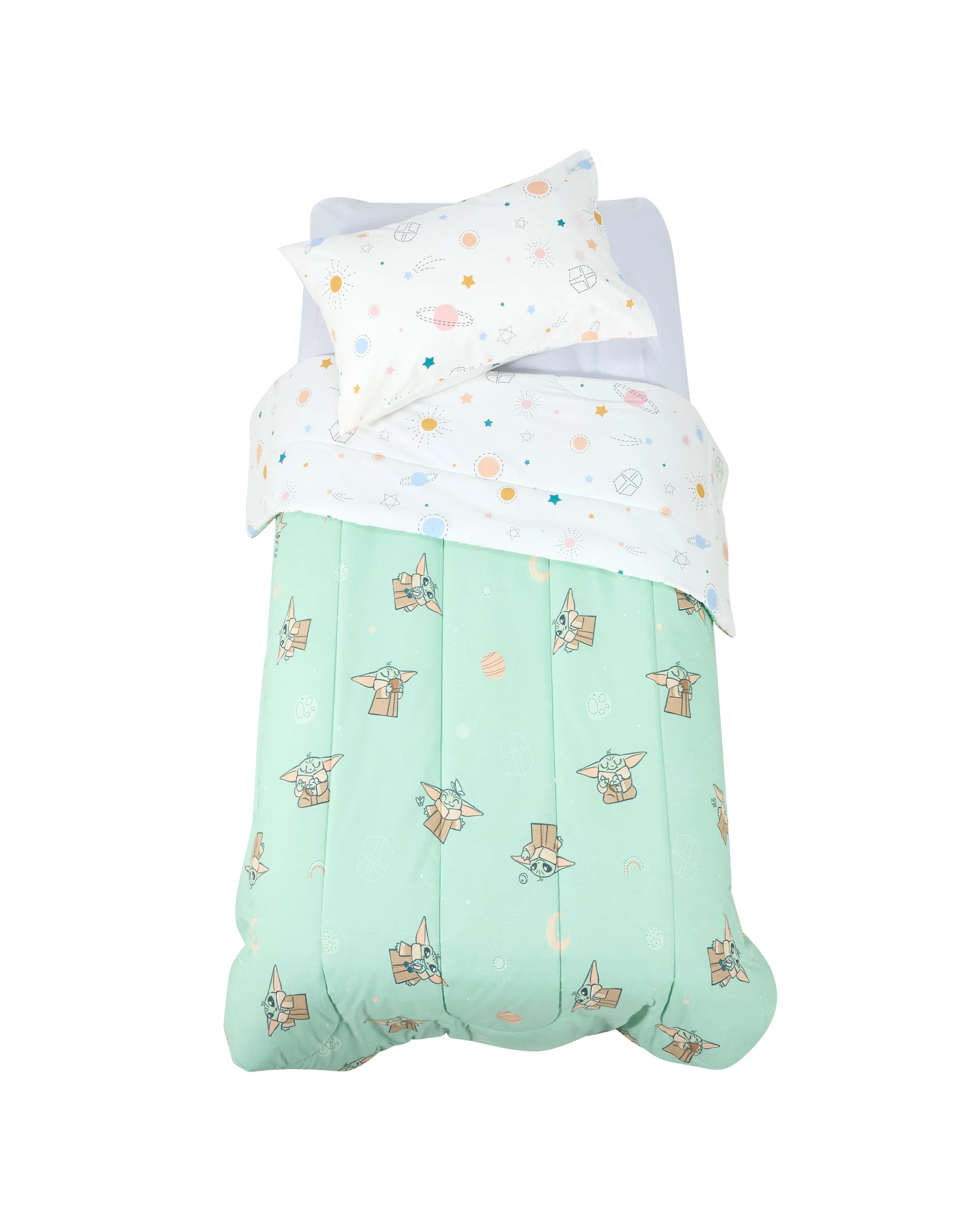 1 Disney Star Wars Grogu Comforter Set - Single Bed, 1 of 10