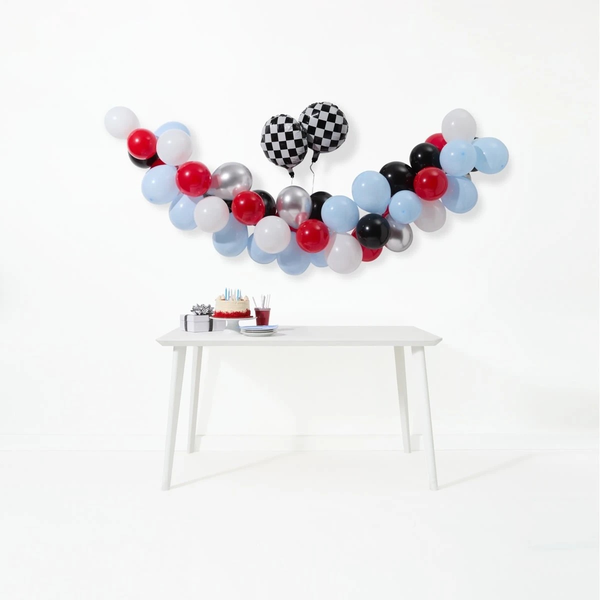 1 68 Piece Racer Balloon Garland, 1 of 7