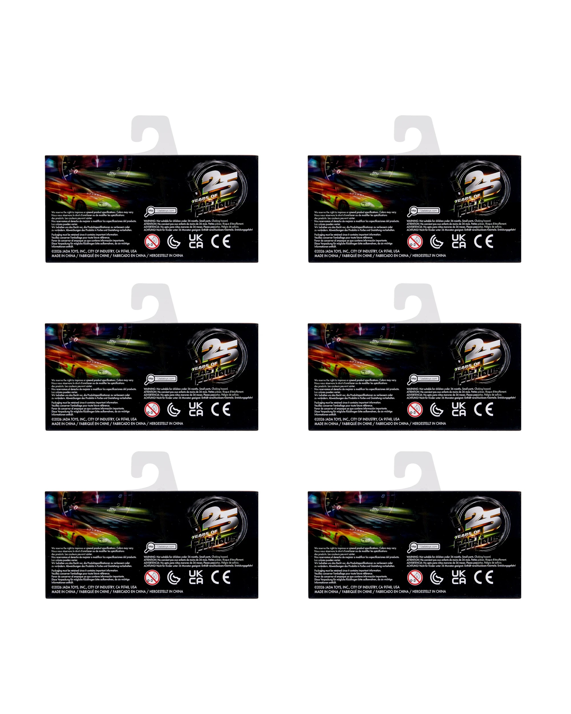 6 Fast & Furious Metal Die Cast Vehicle - Assorted, 6 of 6