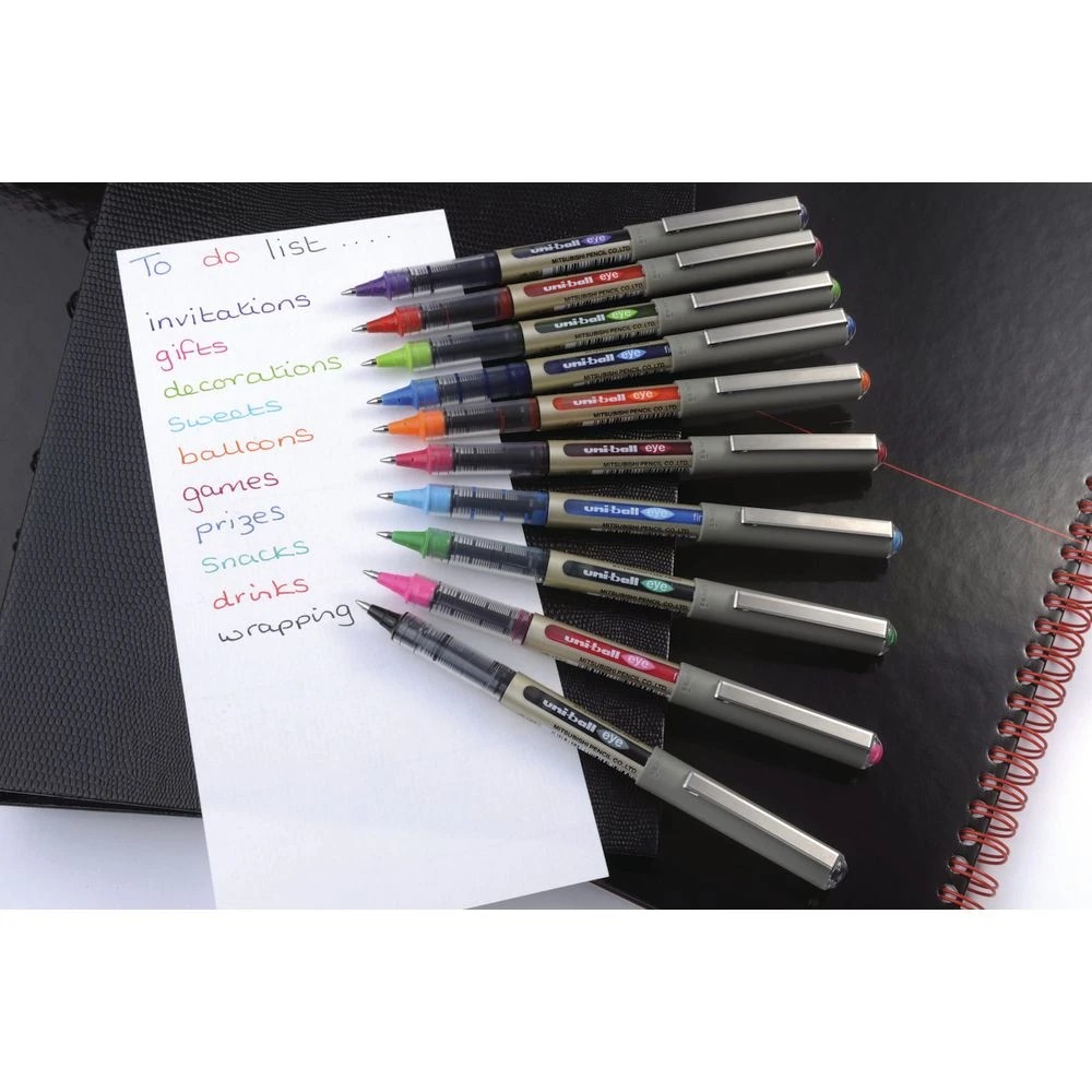 4 Uni-Ball Eye Fine Rollerball Pens Assorted 4 Pack, 4 of 6