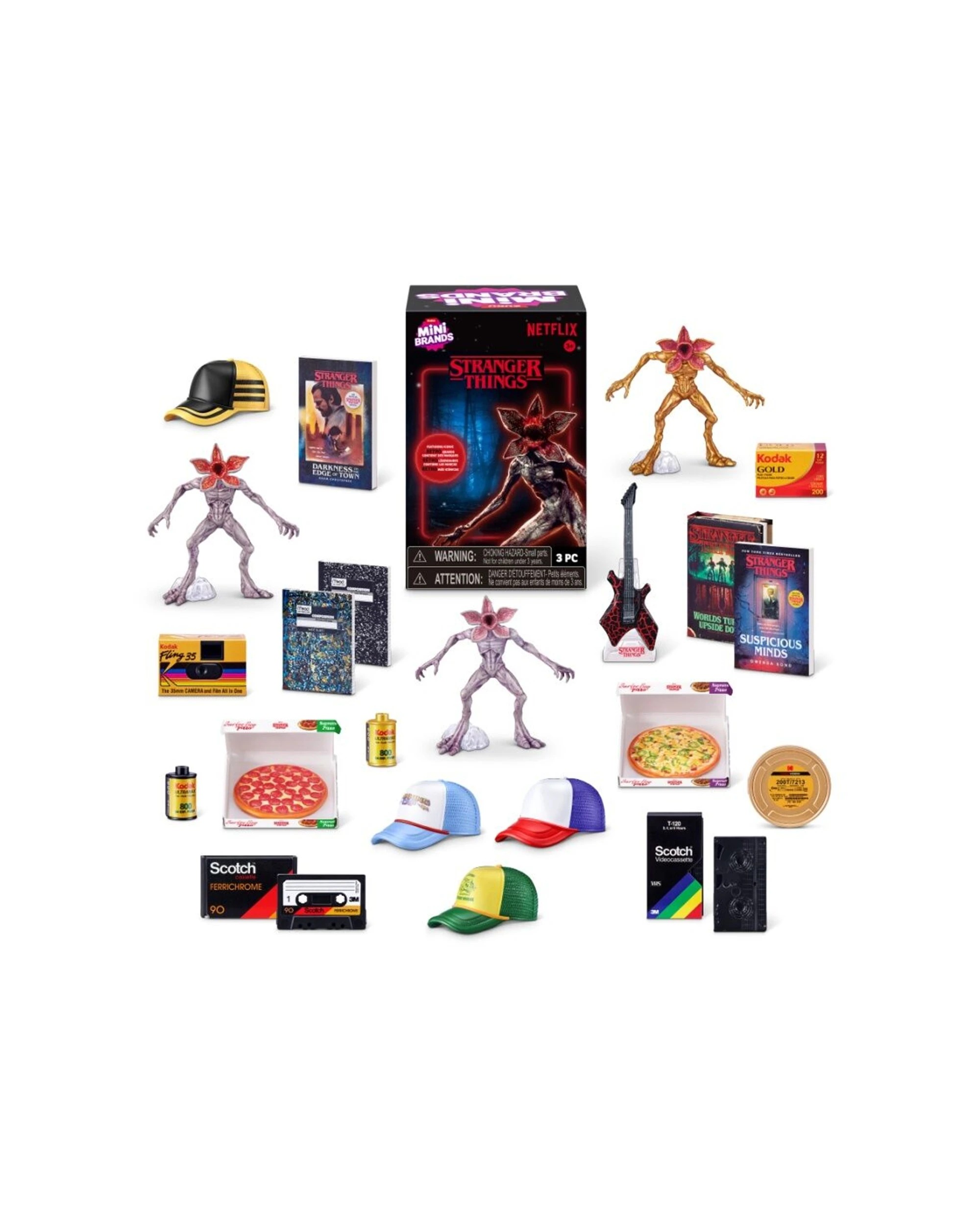 3 Zuru Mini Brands Blind Box Stranger Things Series 1 Kids Children - Multi, 3 of 5
