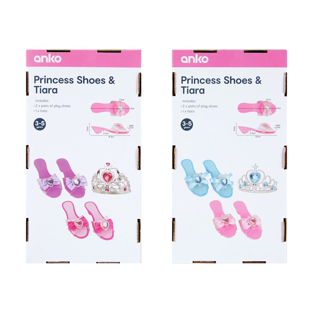 4 Princess Shoes and Tiara Set - Assorted, 4 of 4
