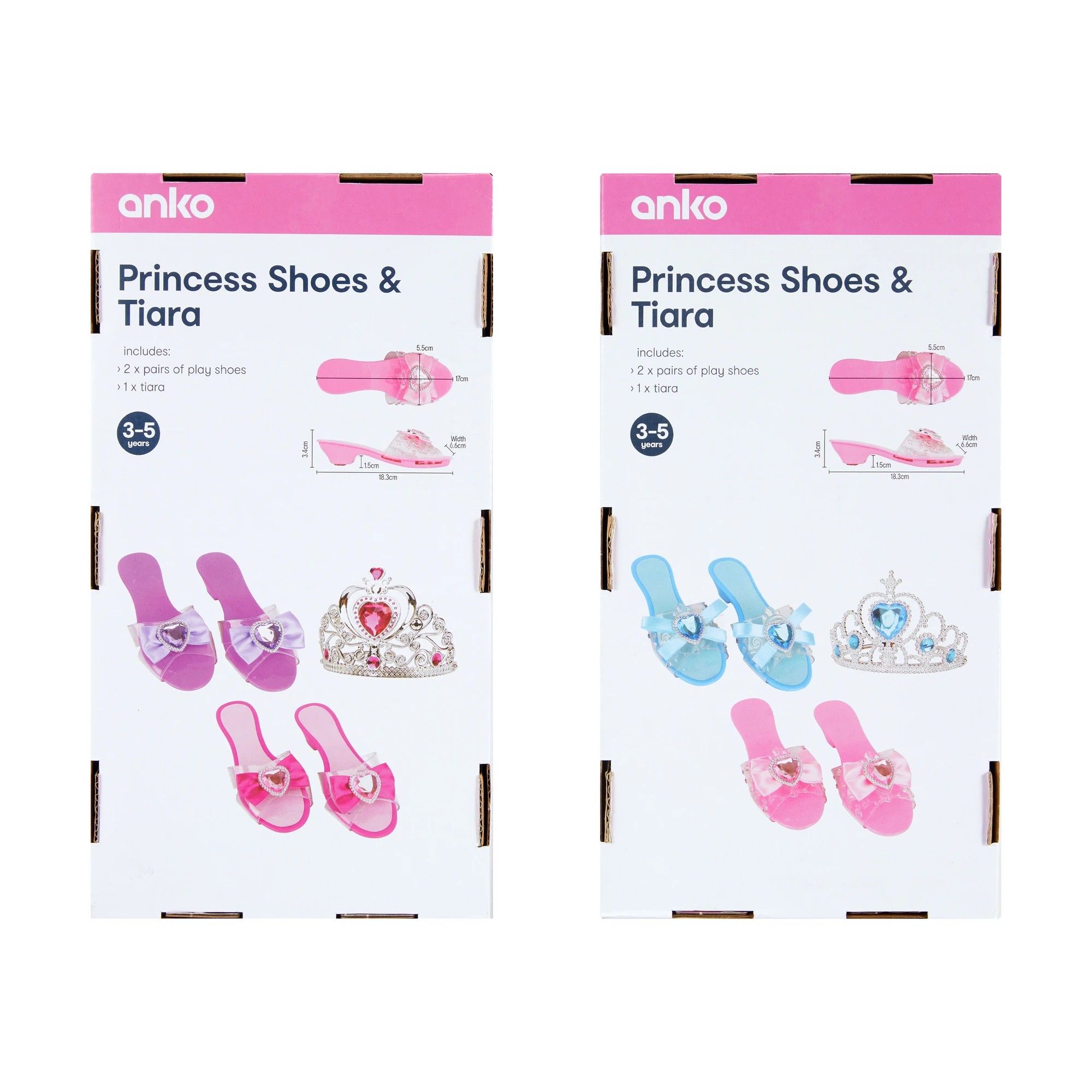 4 Princess Shoes and Tiara Set - Assorted, 4 of 4