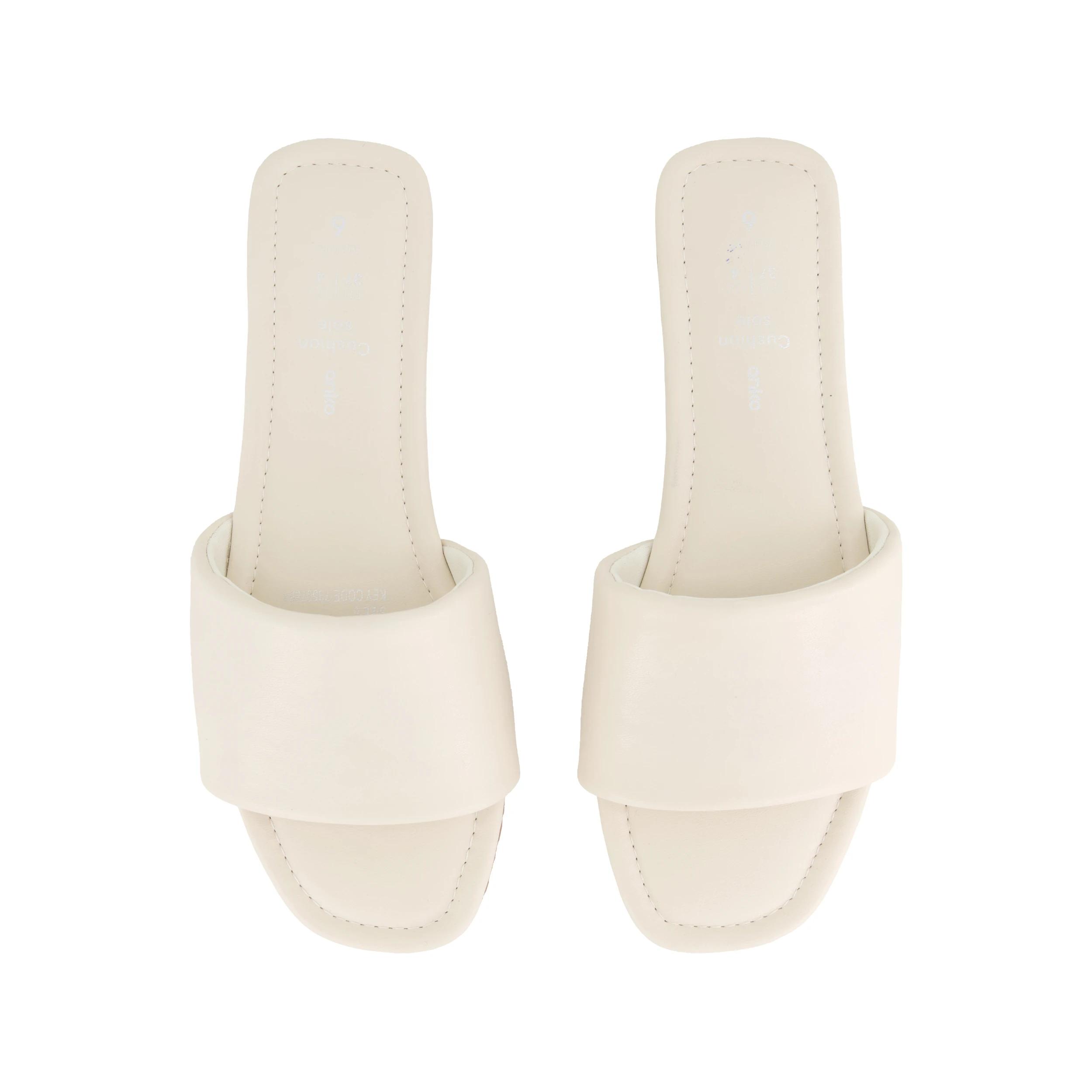 2 Comfort Footbed Slides IVORY WHITE, 2 of 3