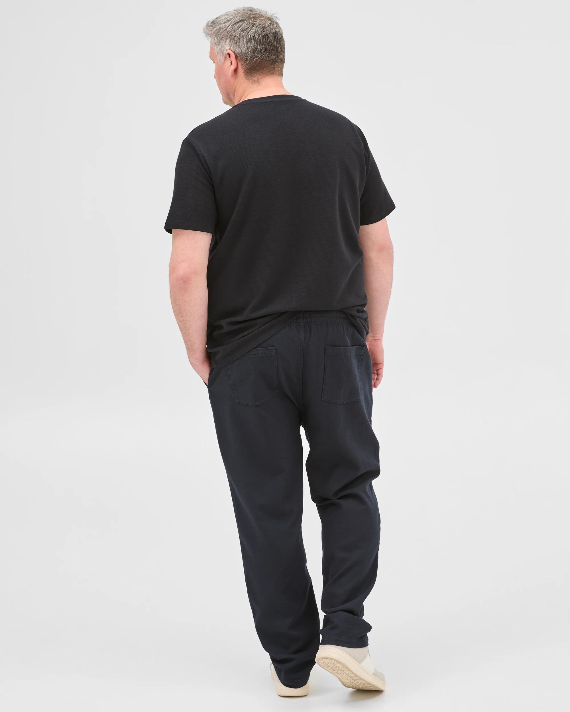 5 Target Plus Size Australian Cotton Textured Pants BLACK, 5 of 5