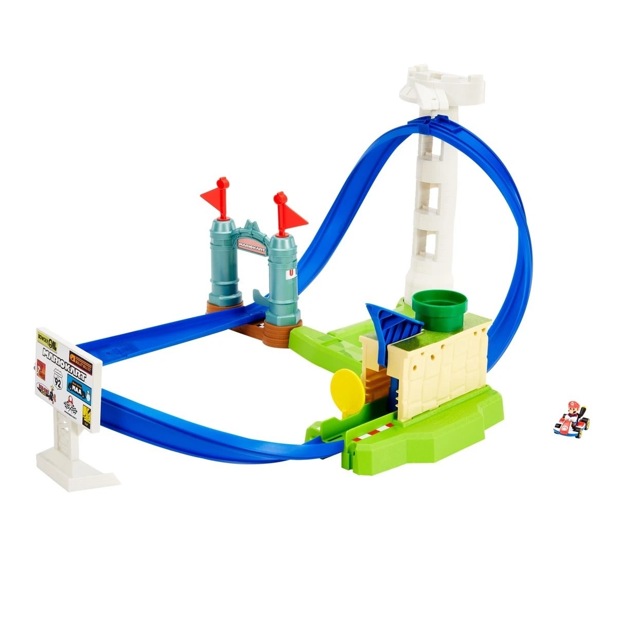 3 ​Hot Wheels Mario Kart Circuit Slam Track Set, 3 of 8
