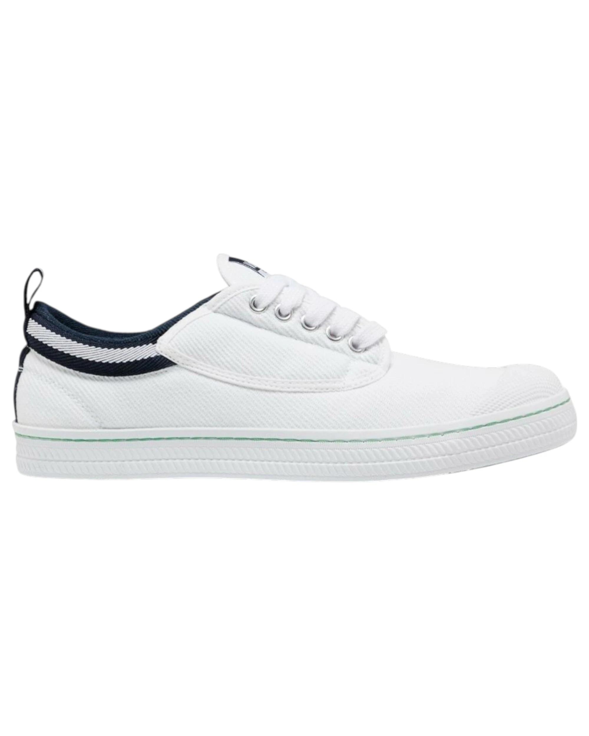 1 Volley Mens Dunlop Classic Canvas s Sneakers Casual Shoes - Black/Grey WHITE/NAVY, 1 of 3