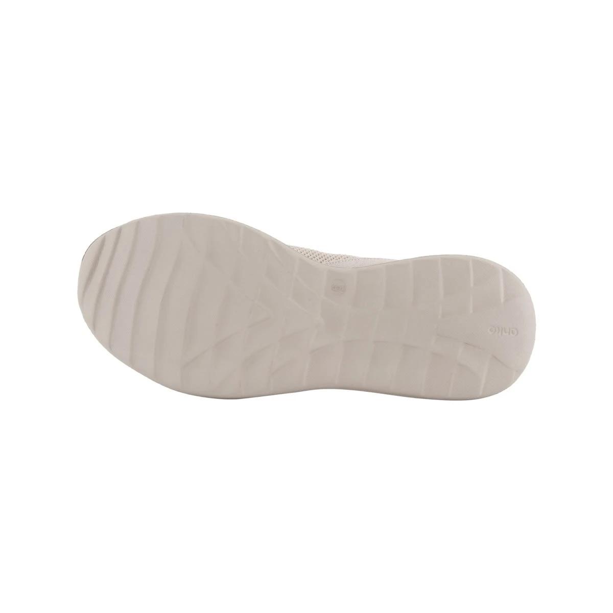 4 Comfort Sneakers with Elastic Laces BEIGE SAND, 4 of 5