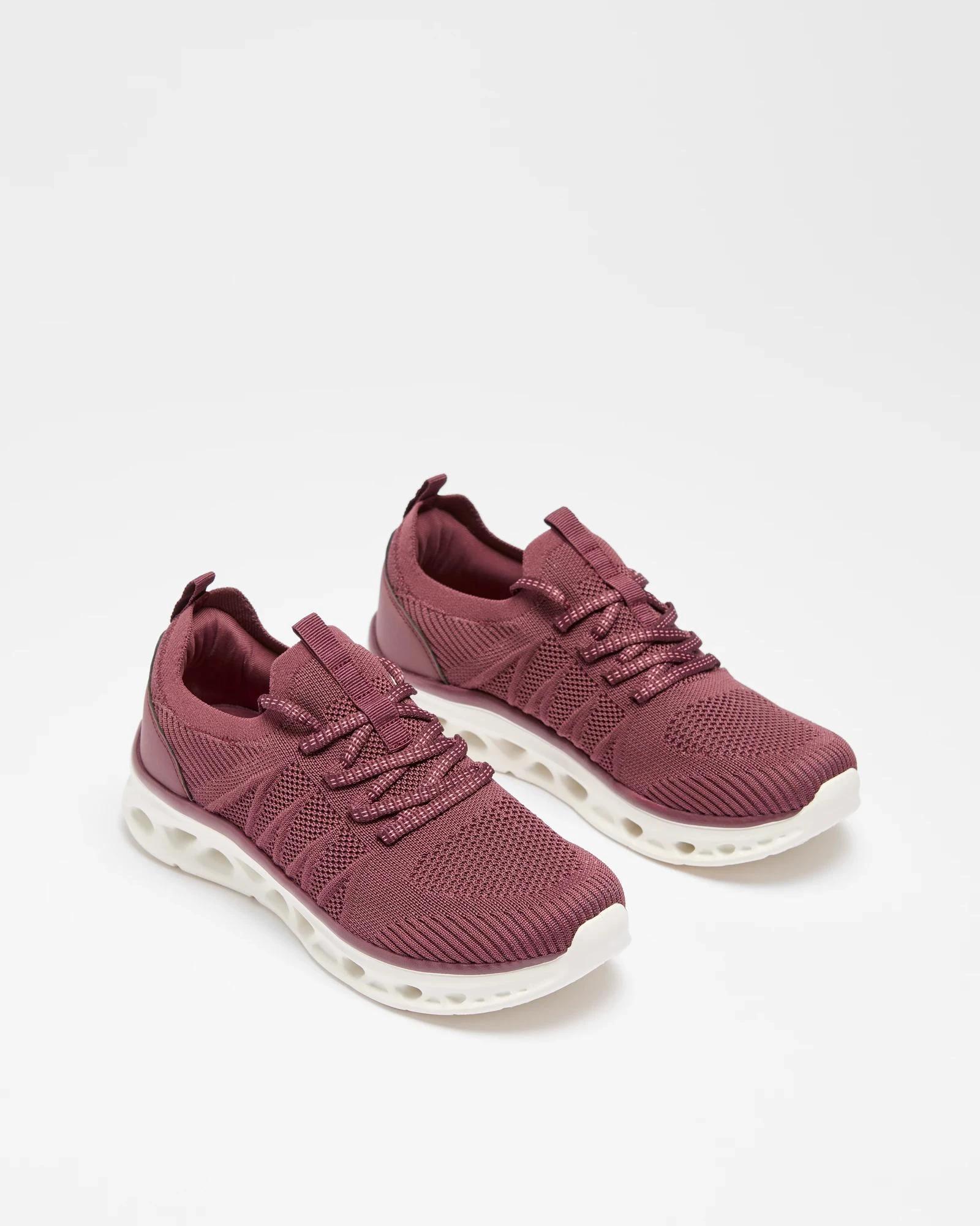 3 Target Woman Womens Active Comfort Slip On Runner BURGUNDY, 3 of 3