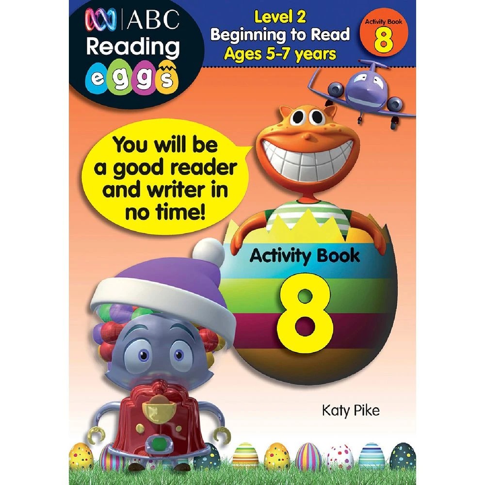 1 ABC  Reading Eggs - Beginning to Read - Activity Book 8, 1 of 1