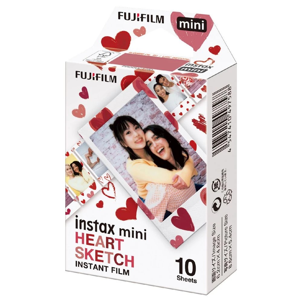 3 Fujifilm Instax mini Film 10 Pack Hearts, 3 of 3