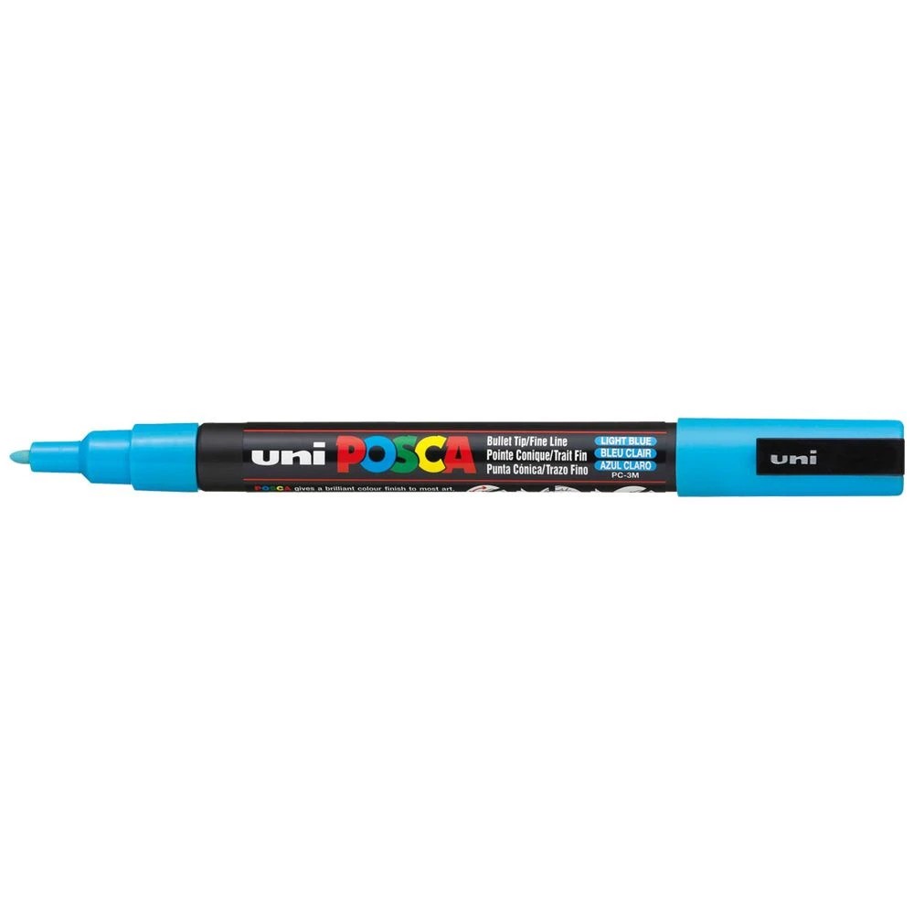 1 POSCA PC 3M Paint Marker Light Blue, 1 of 8