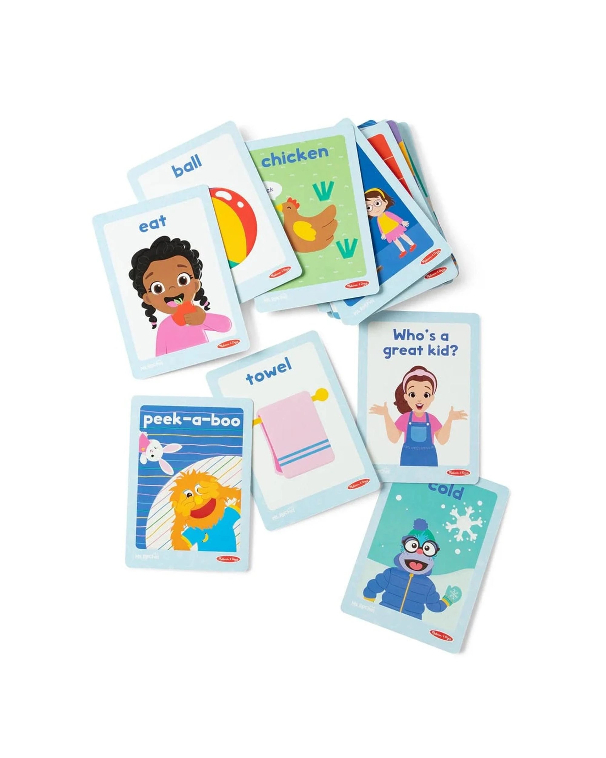 3 Melissa and Doug Ms Rachel First Words Sensory Flash Cards, 3 of 9
