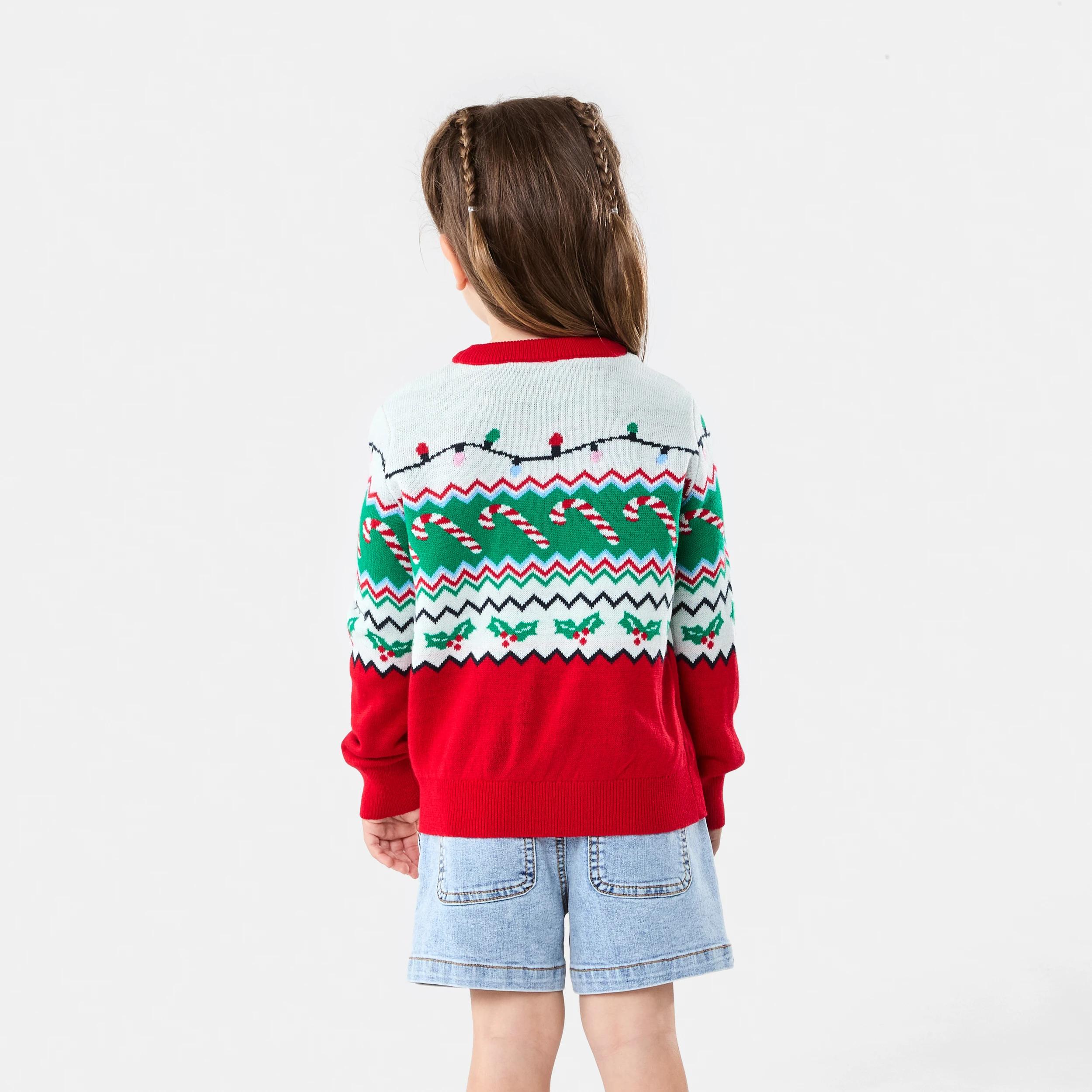 2 Christmas Knit Jumper Red Yoke, 2 of 7