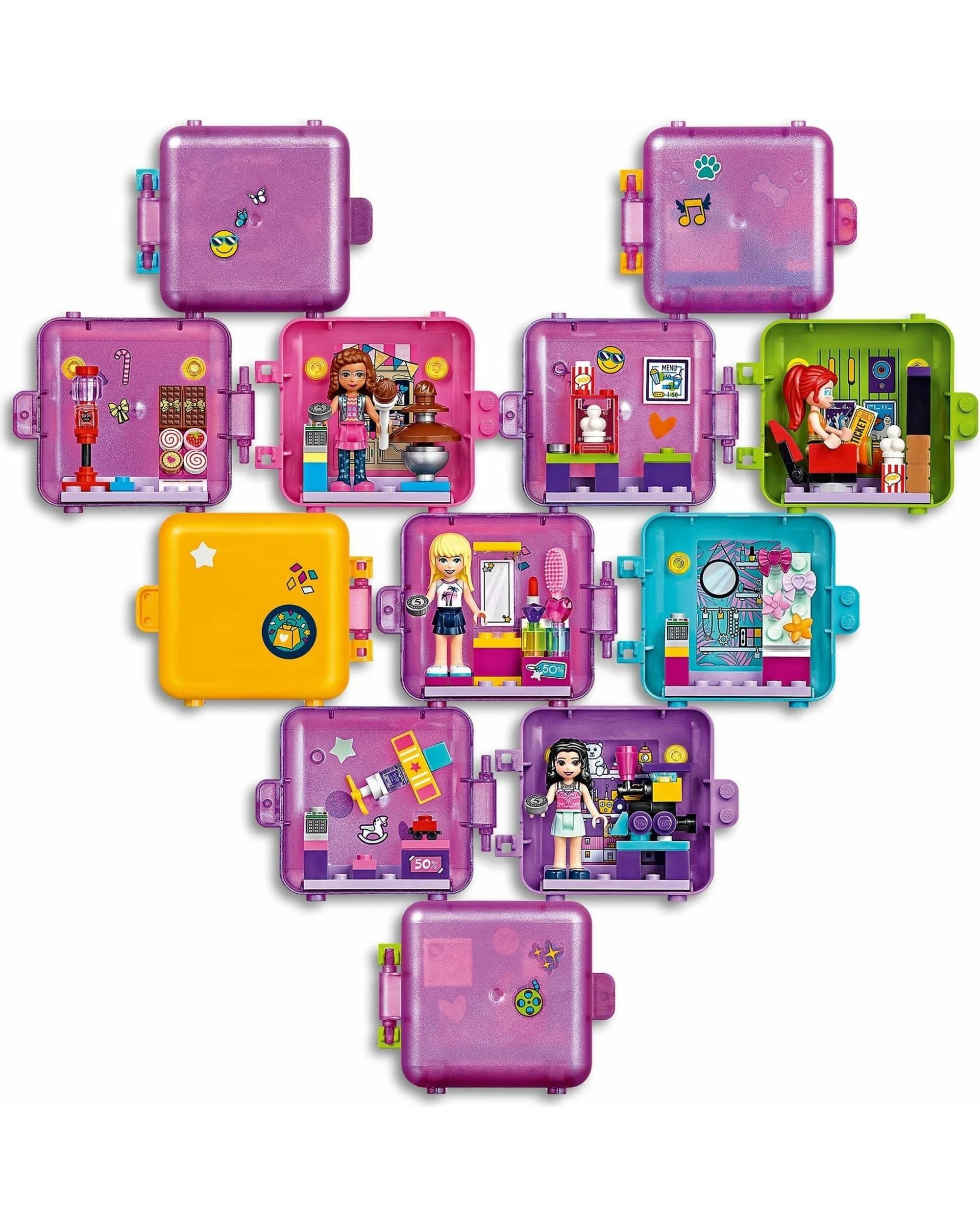 2 LEGO 41407 Olivia's Shopping Play Cube: Mini Candy Store Fun!, 2 of 3