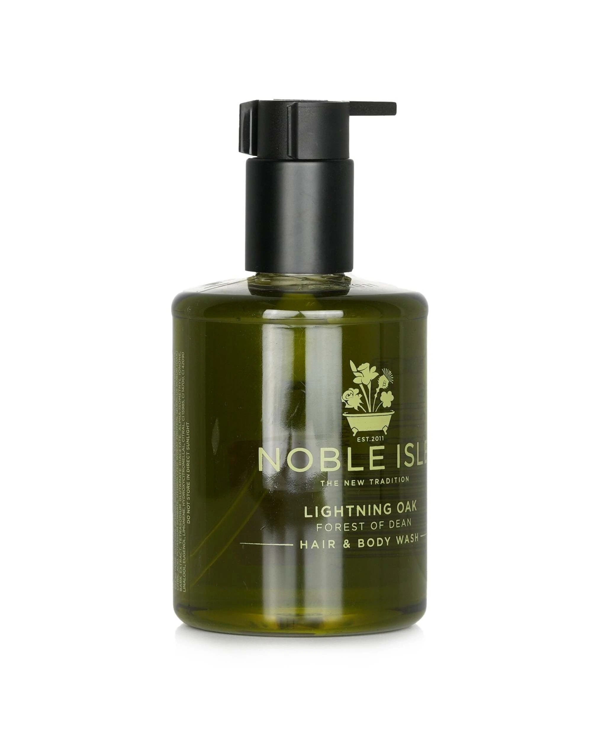 2 Noble Isle Lightning Oak Hair & Body Wash 250ml/8.45oz, 2 of 3