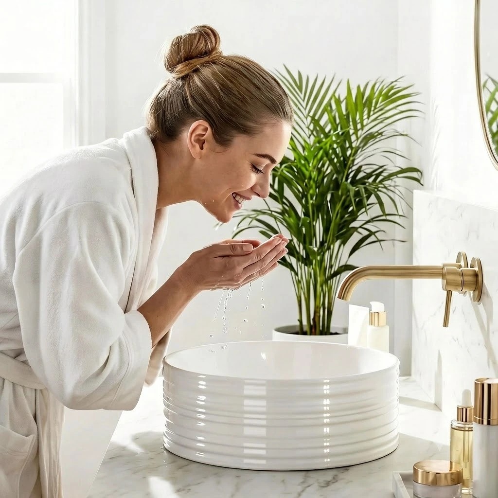 7 Cefito Bathroom Basin Vanity Sink Vessel Ceramic White Round Countertop 36cm - White, 7 of 9