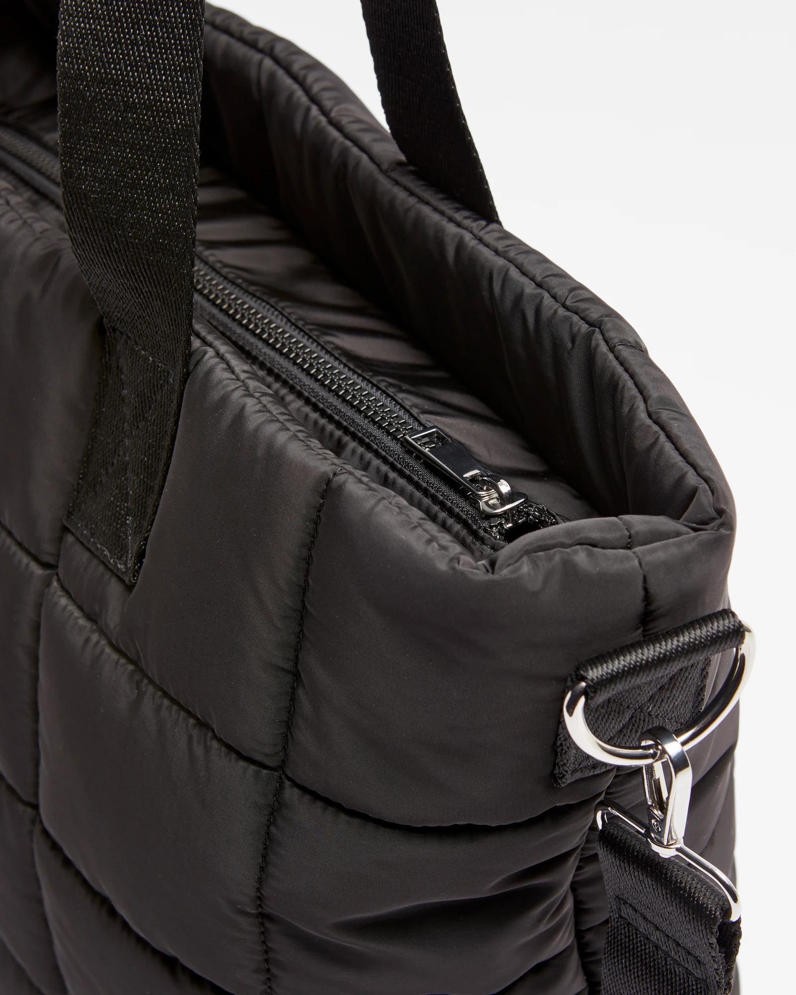 2 Target Casual Quilted Tote Bag BLACK, 2 of 2